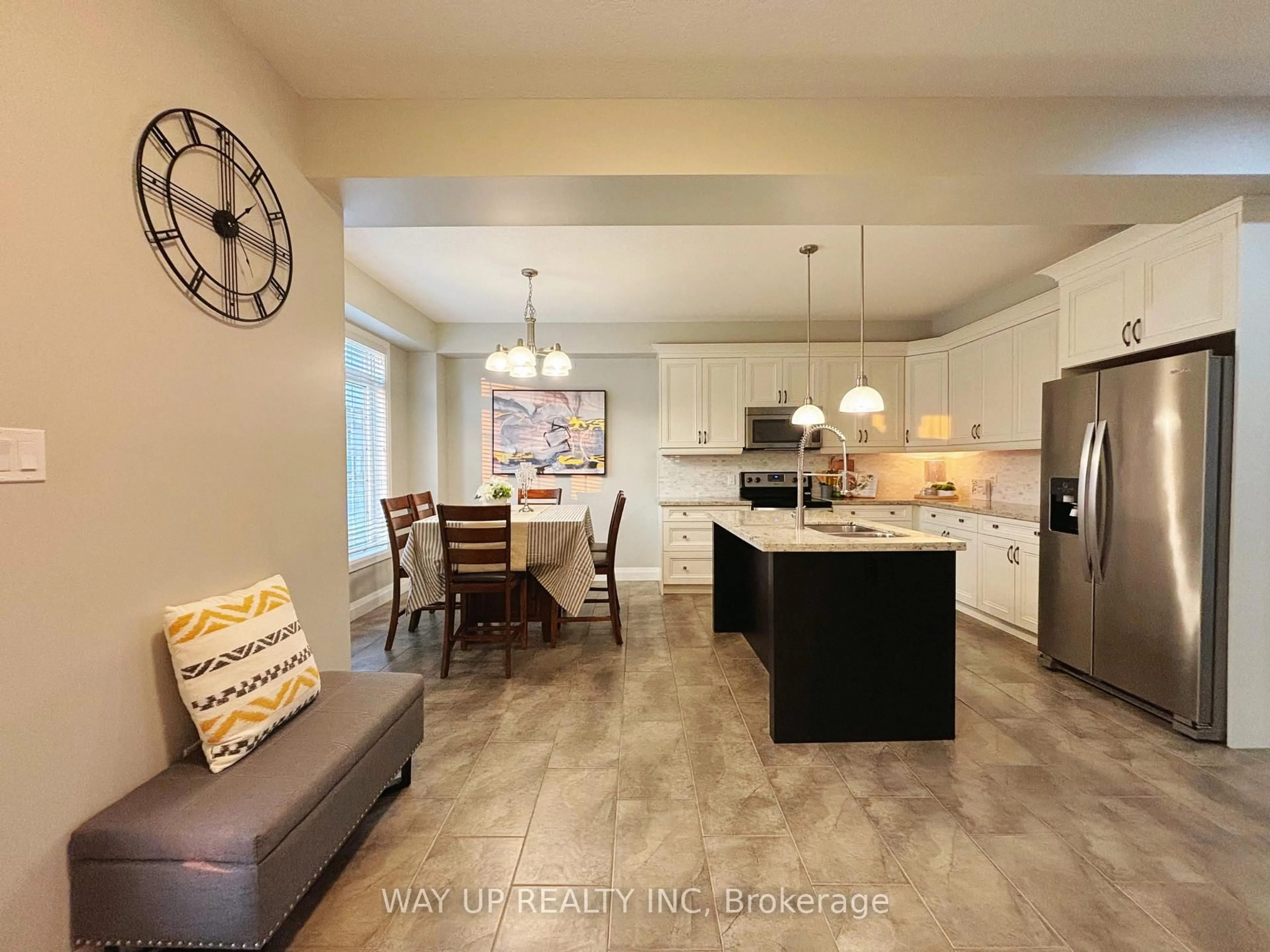 Open concept kitchen, ceramic/tile floor for 299 Callaway Rd, London North Ontario N6G 0N8