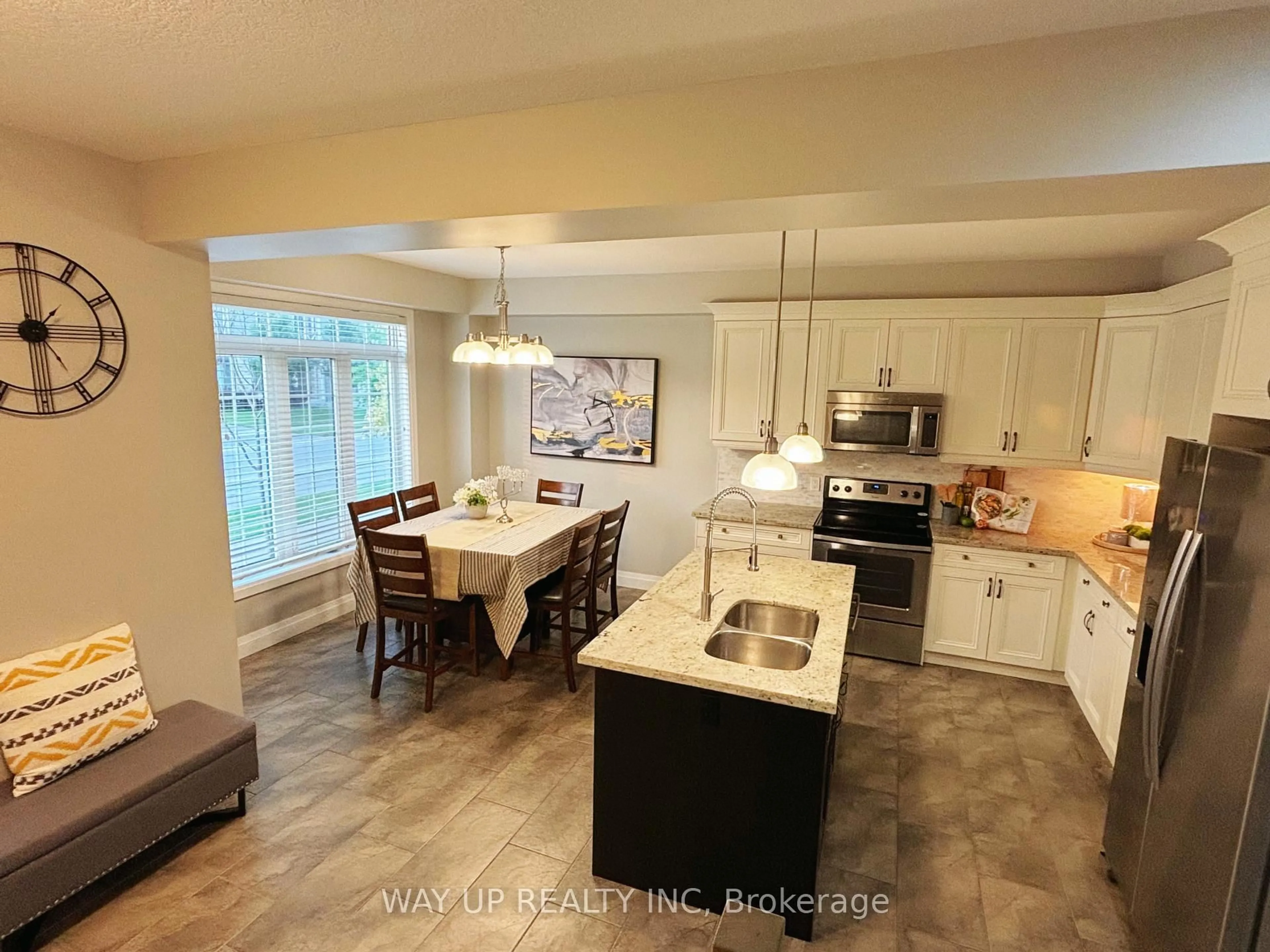 Open concept kitchen, ceramic/tile floor for 299 Callaway Rd, London North Ontario N6G 0N8