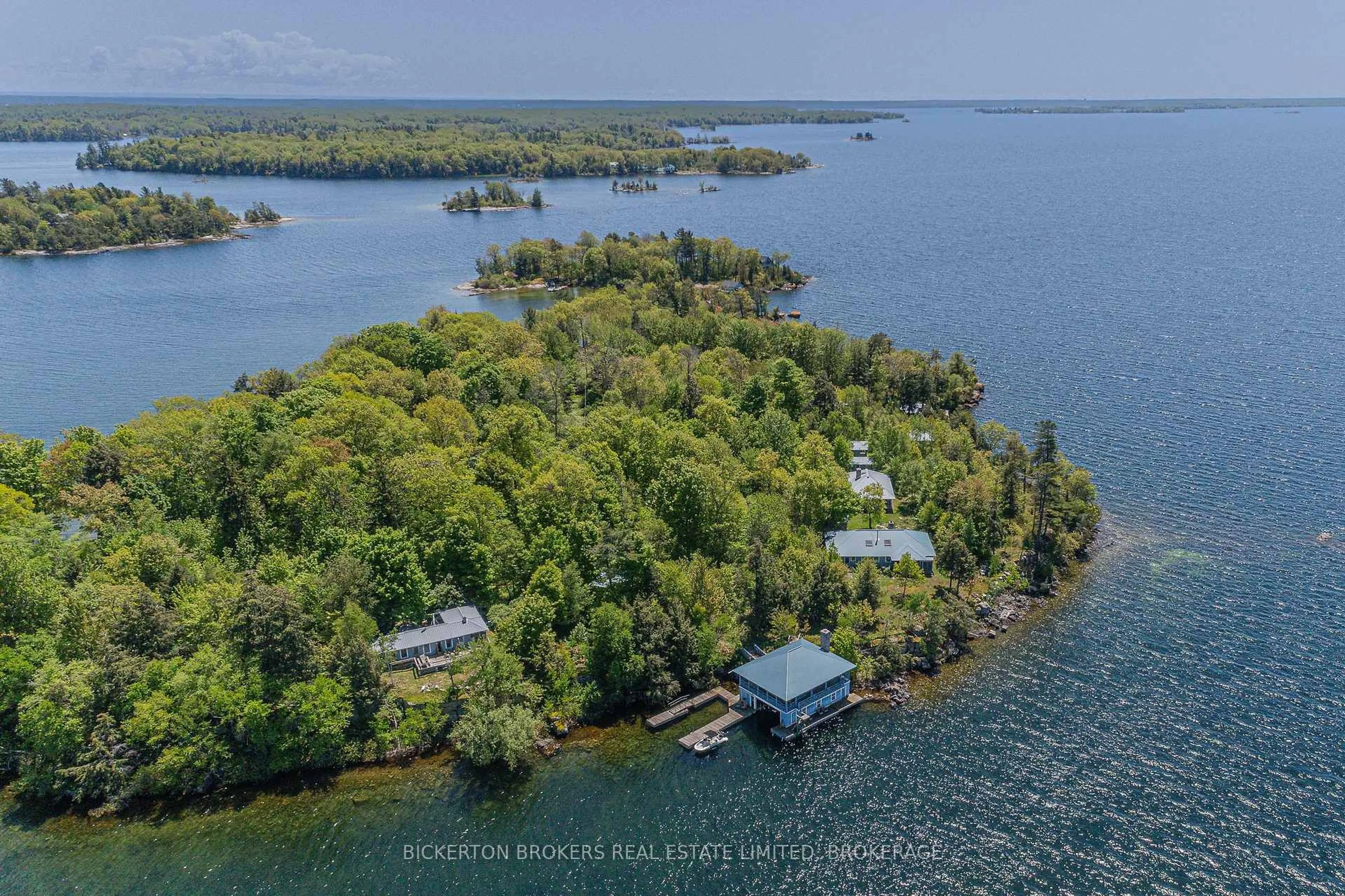 A pic from outside/outdoor area/front of a property/back of a property/a pic from drone, water/lake/river/ocean view for 16 Hay Island N/A, Leeds and the Thousand Islands Ontario K0E 1L0
