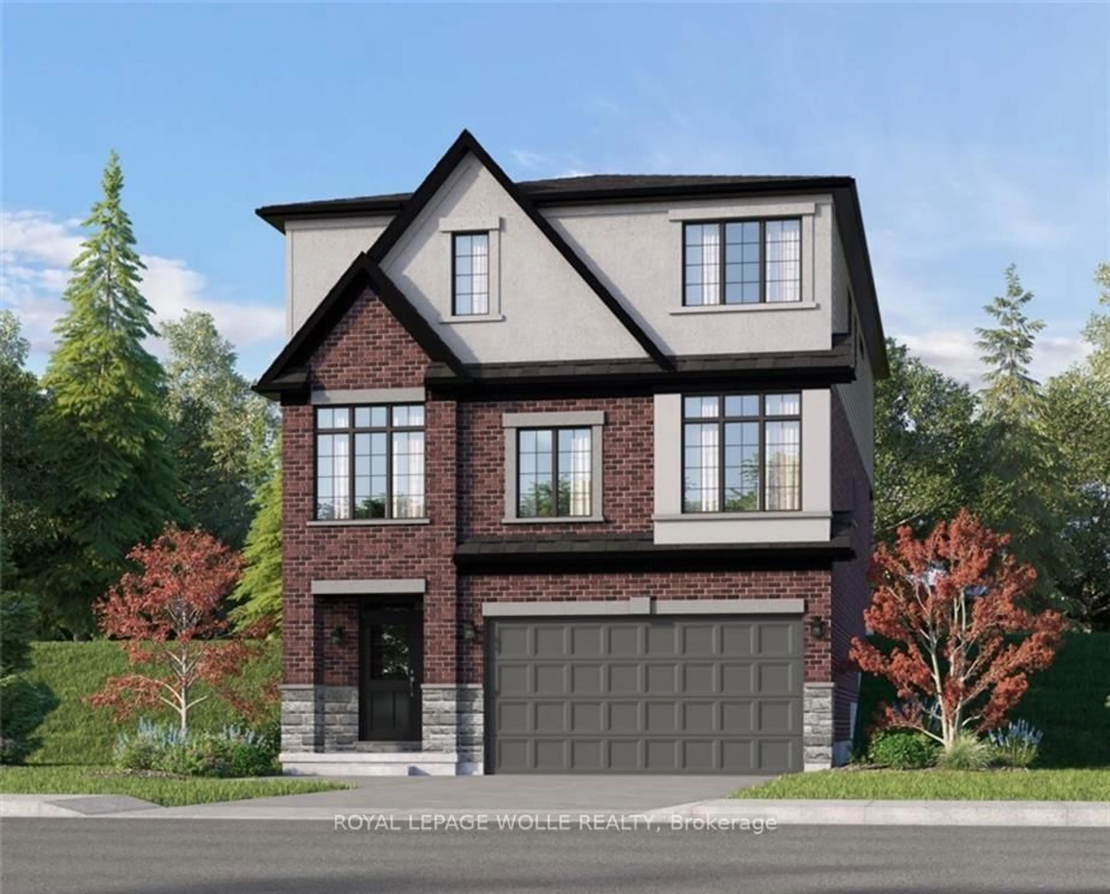 Home with brick exterior material, street for 733 Autumn Willow Dr, Waterloo Ontario N2V 0C3