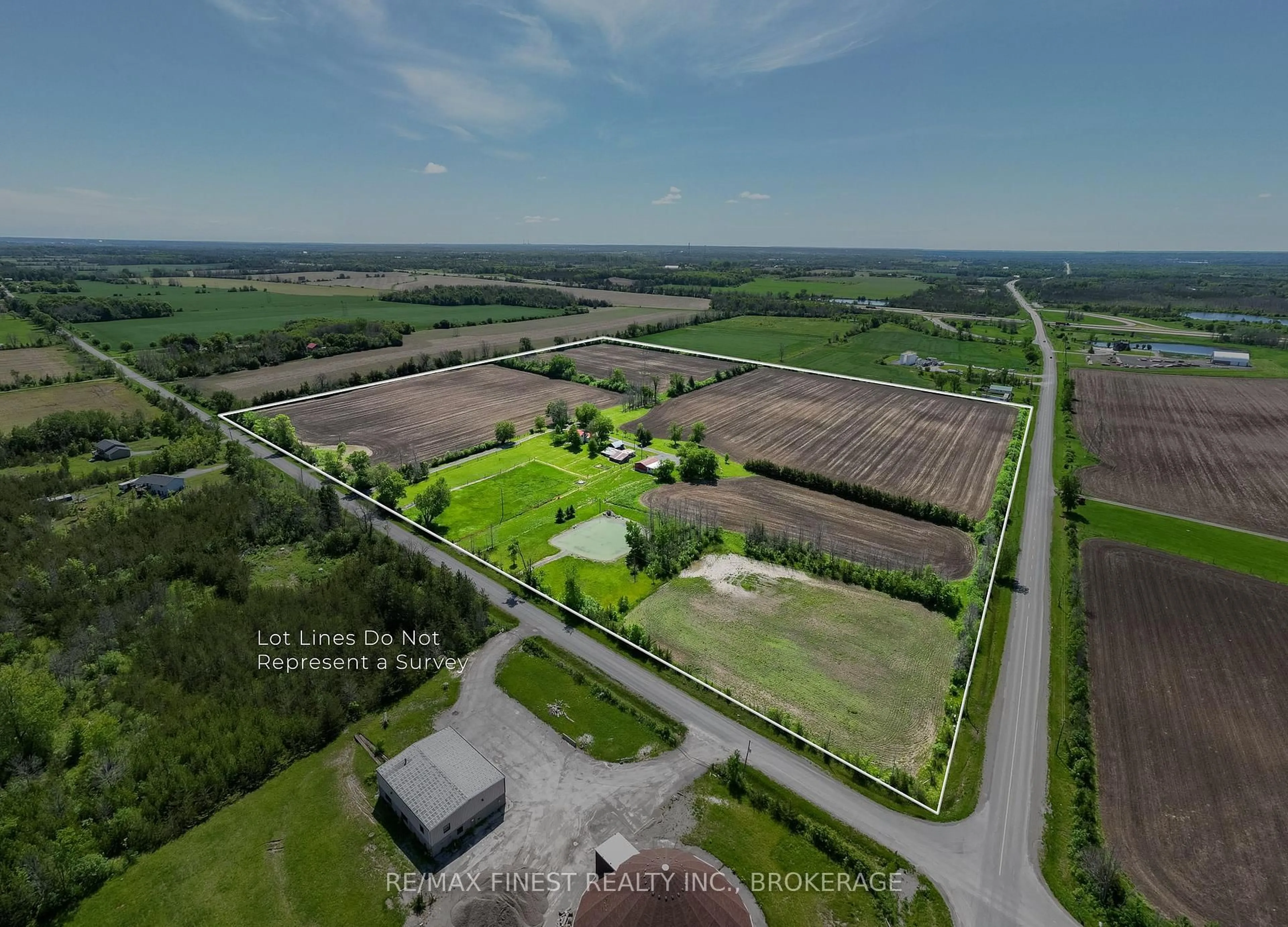 A pic from outside/outdoor area/front of a property/back of a property/a pic from drone, unknown for 718 Callaghan Rd, Shannonville Ontario K0K 2N0
