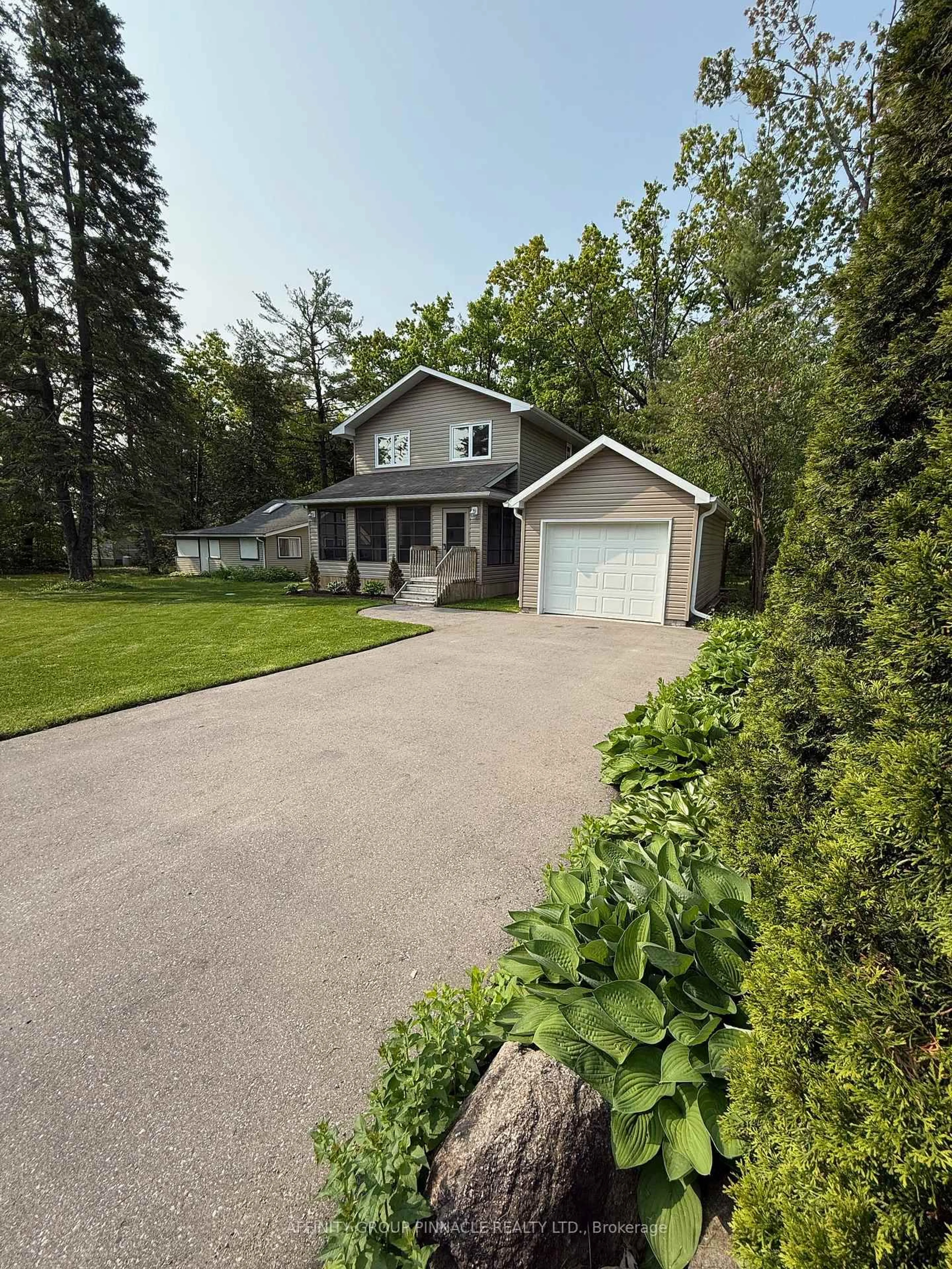 A pic from outside/outdoor area/front of a property/back of a property/a pic from drone, street for 34 Pleasant View Dr, Kawartha Lakes Ontario K0M 1N0