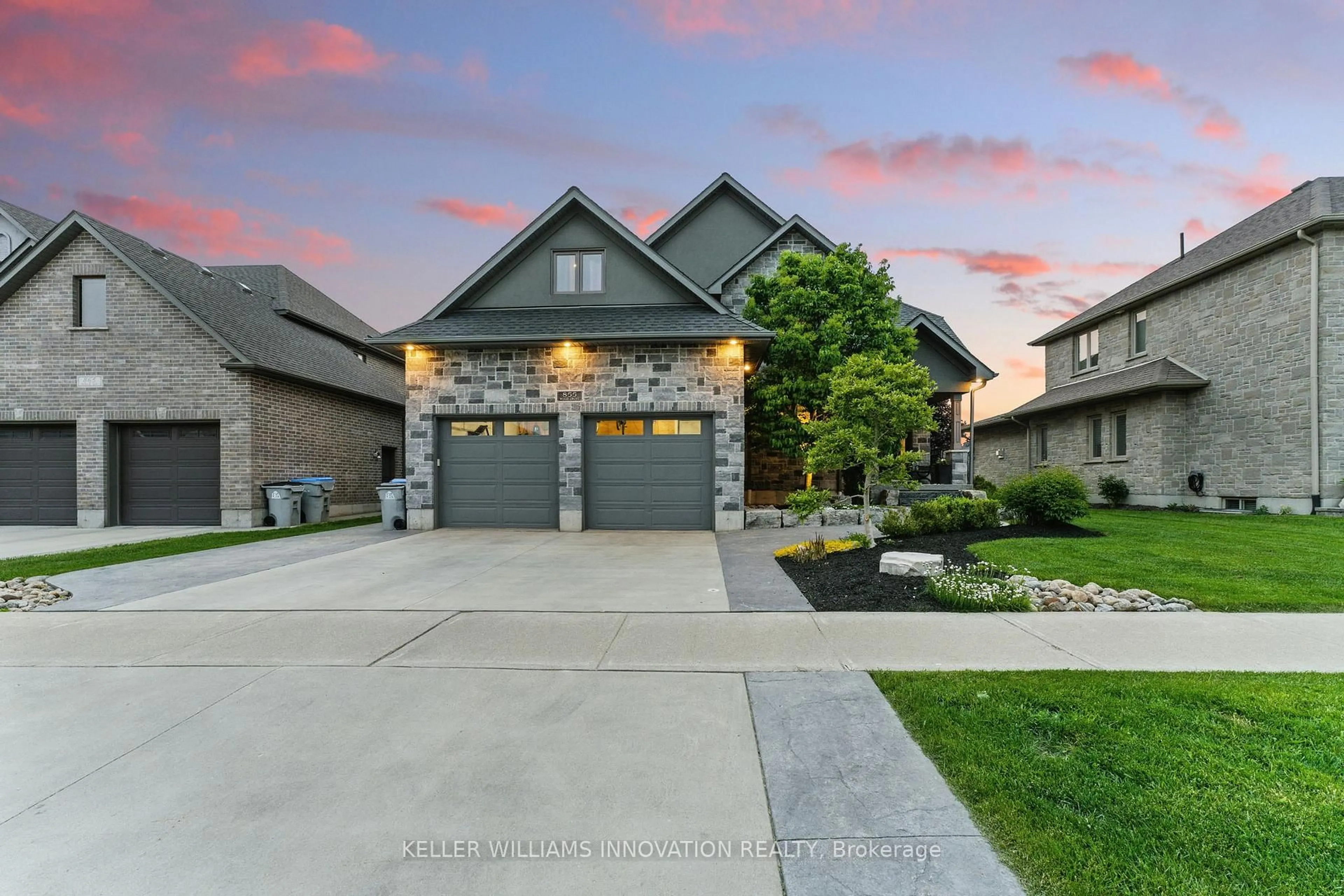 Home with brick exterior material, street for 855 Wood Dr, North Perth Ontario N4W 0B7