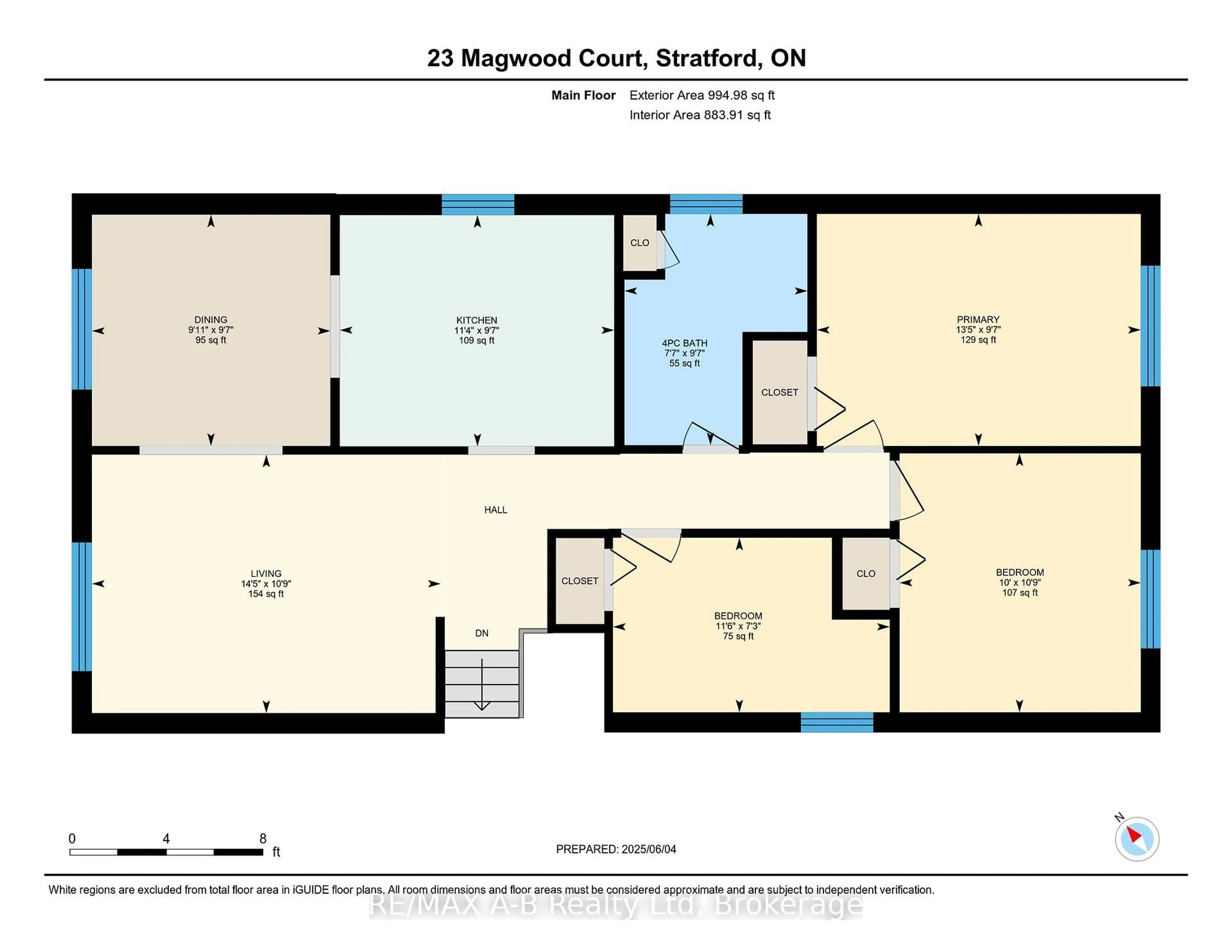 Floor plan for 23 Magwood Crt, Stratford Ontario N4Z 1G3