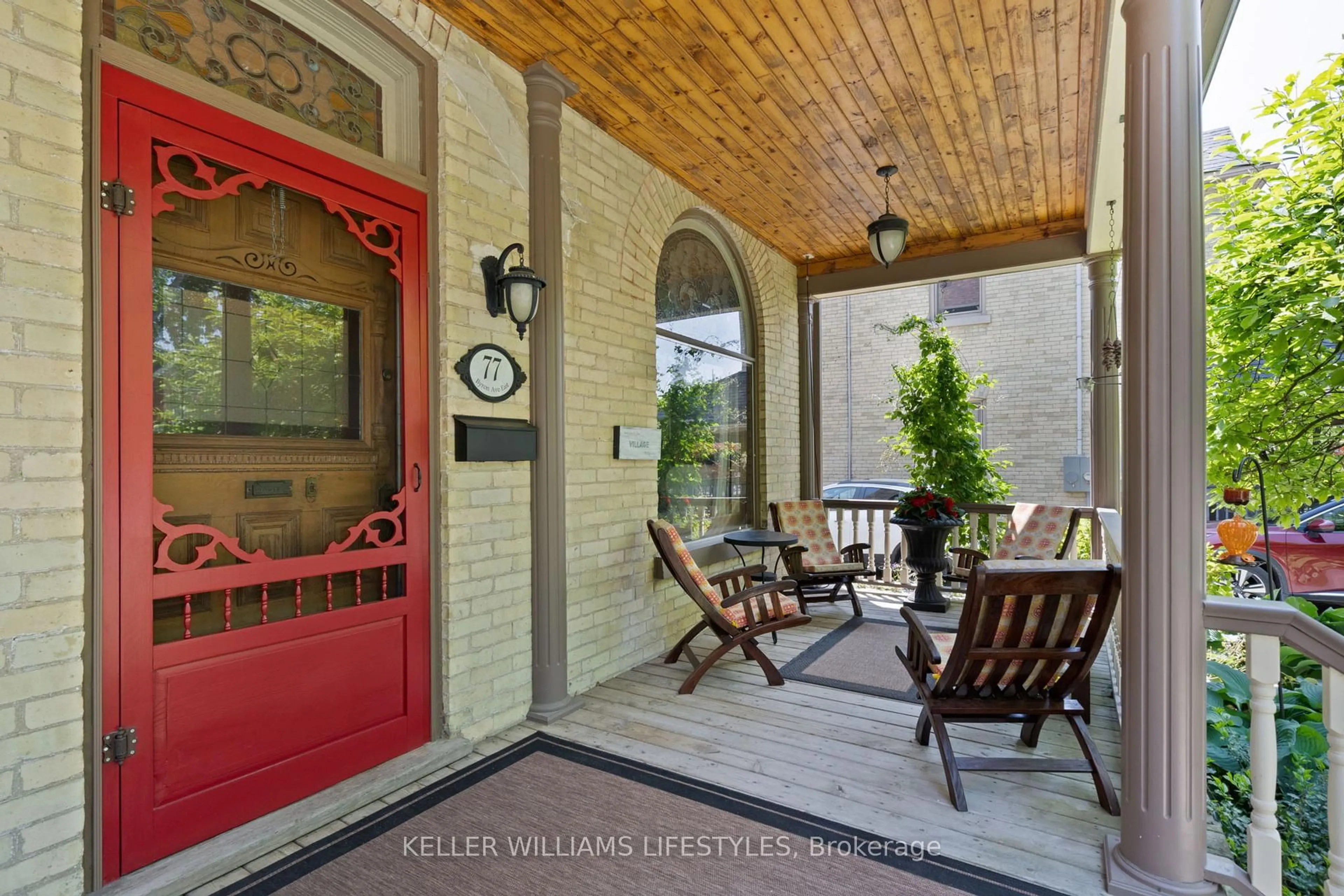 Patio, street for 77 Byron Ave, London South Ontario N6C 1C6