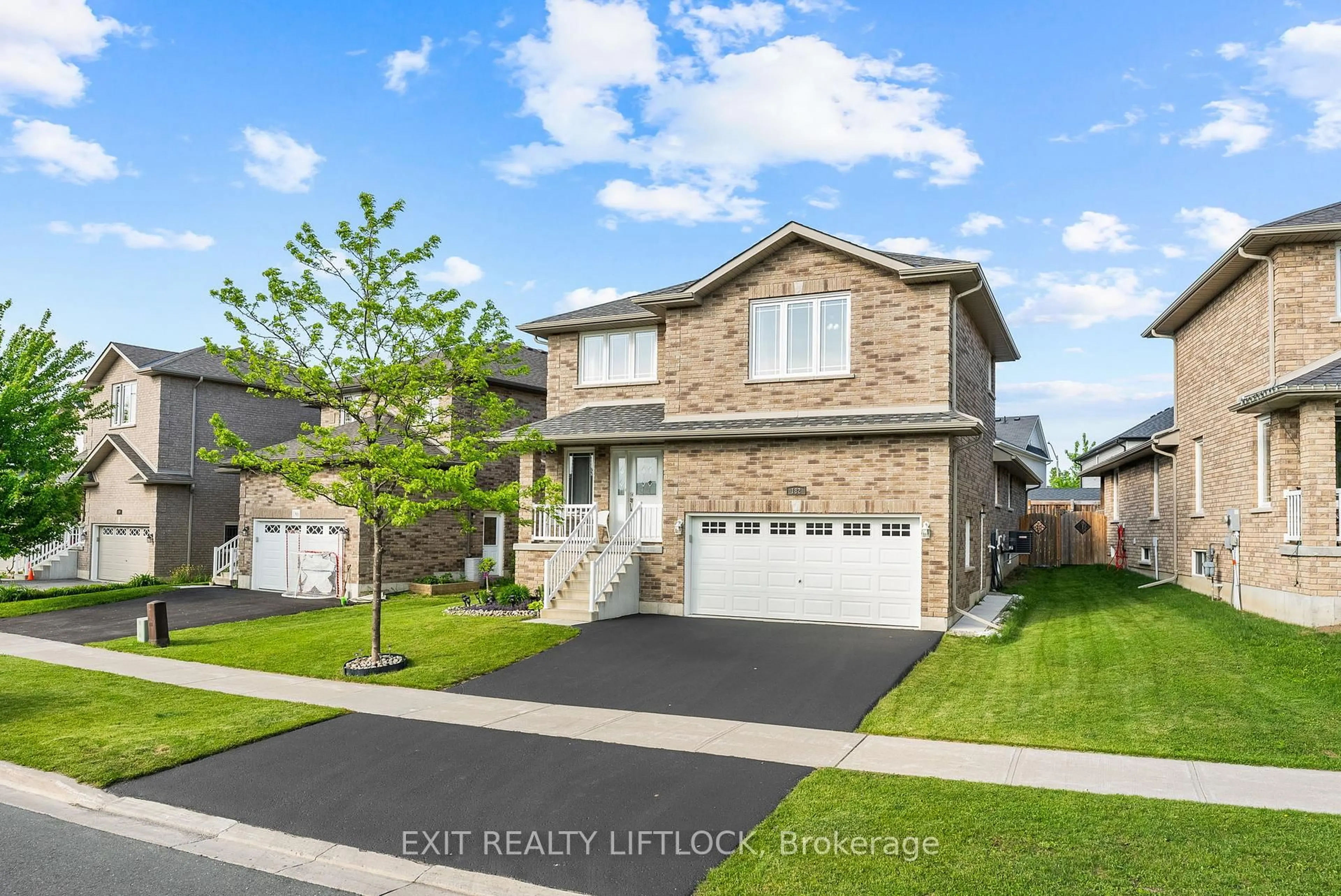 Home with vinyl exterior material, street for 182 Chandler Cres, Peterborough North Ontario K9J 0H3