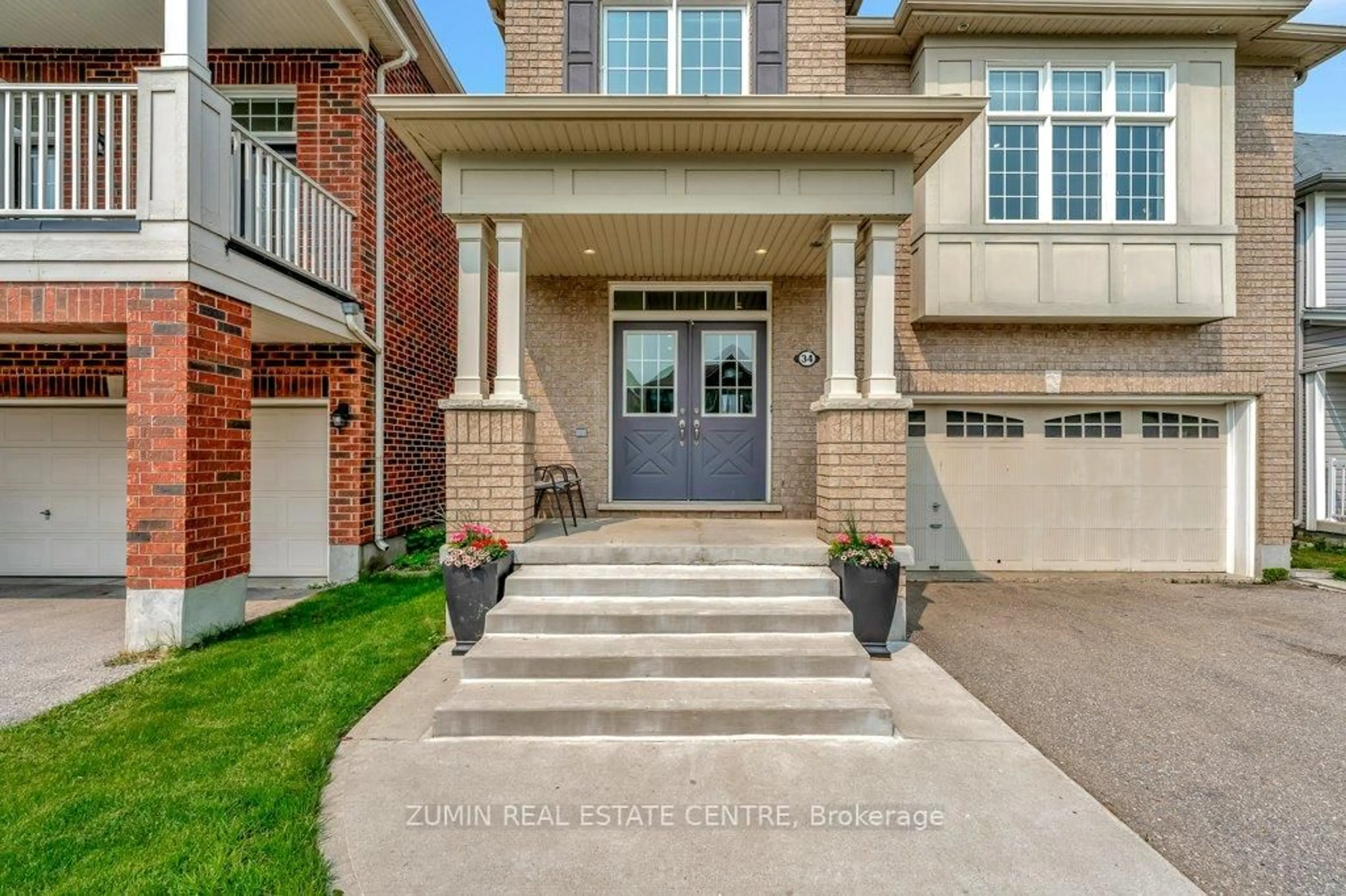 Home with brick exterior material, street for 34 Staines St, Woolwich Ontario N0B 1M0