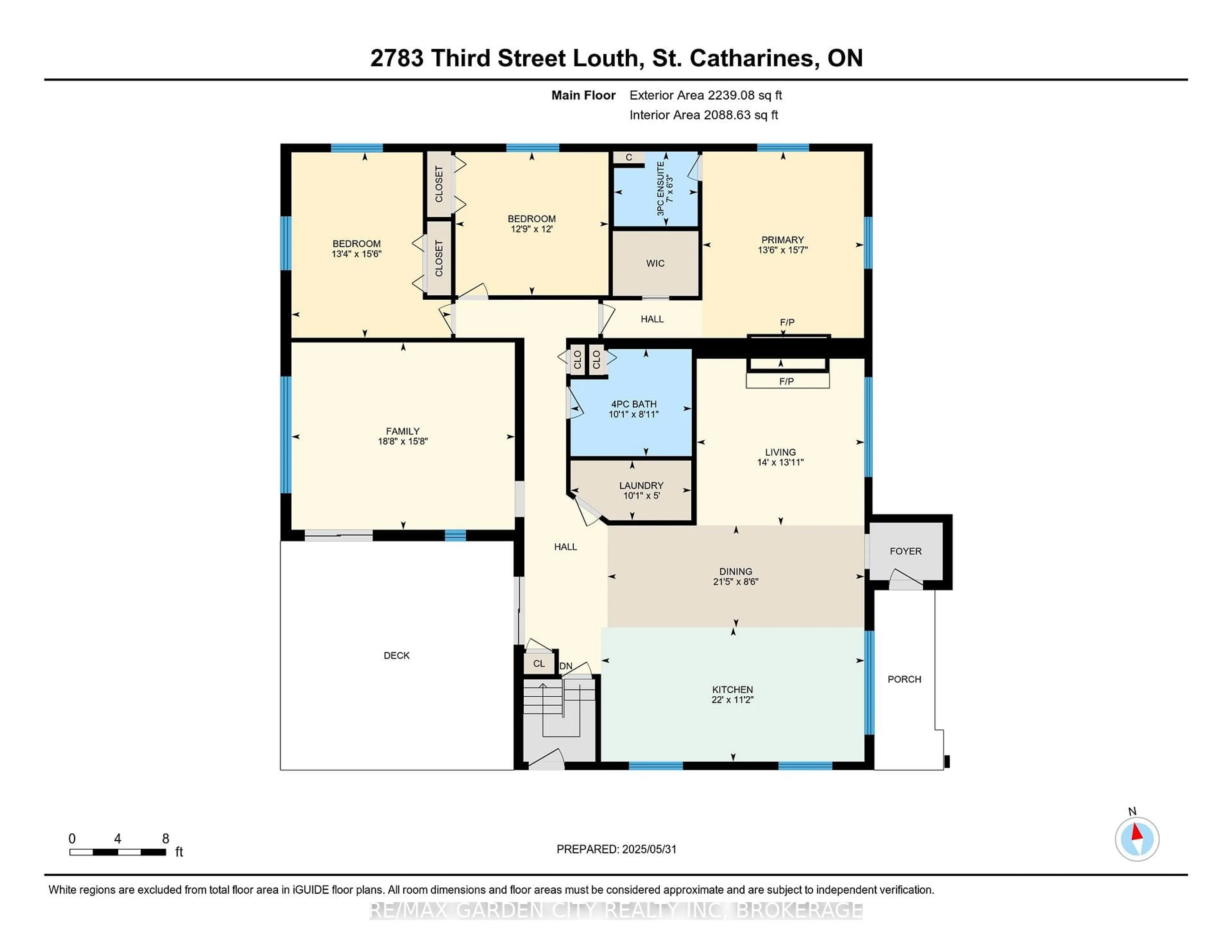 Floor plan for 2783 Third St, St. Catharines Ontario L2R 6P7