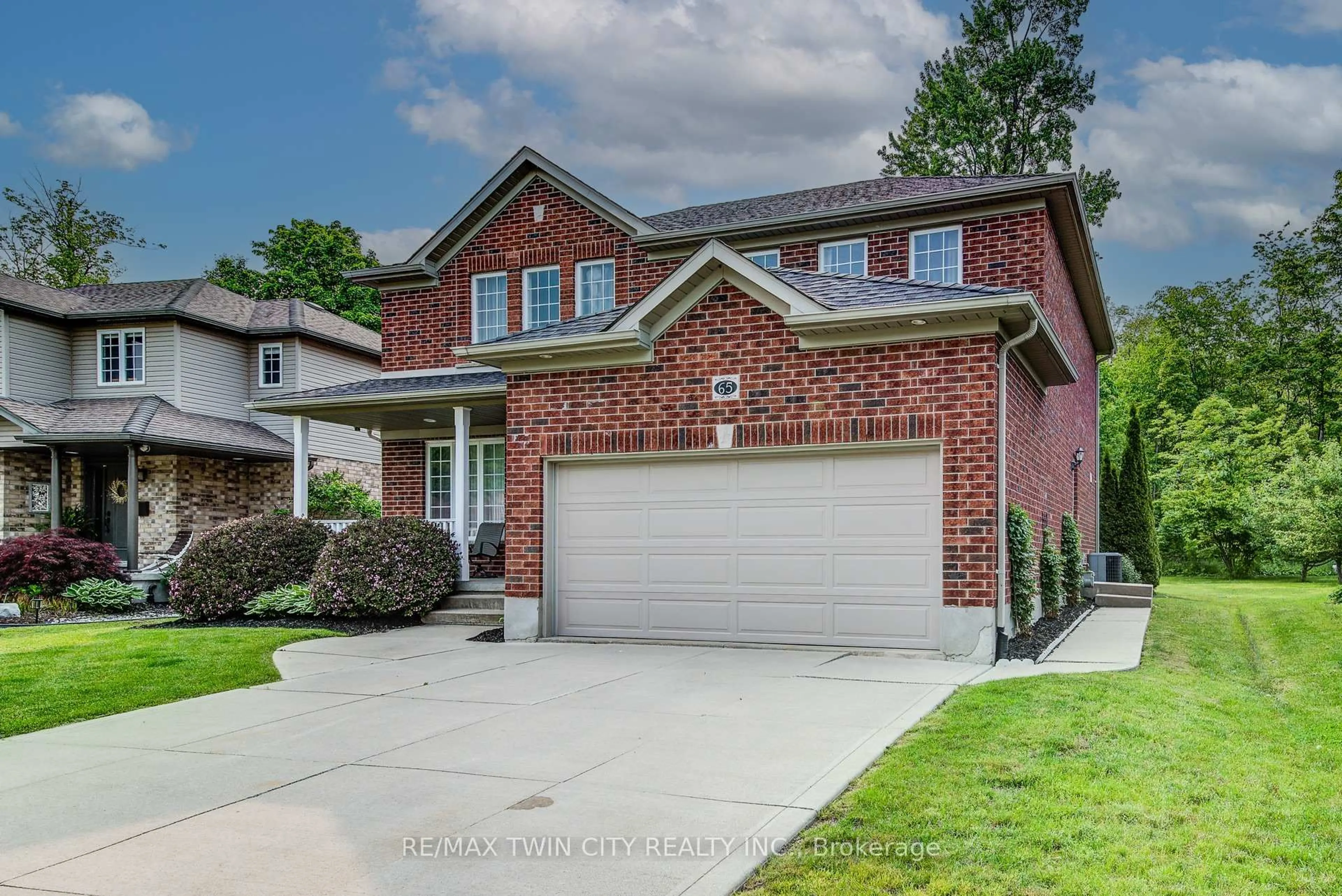 Home with brick exterior material, street for 65 Laschinger Blvd, Wilmot Ontario N3A 2G7
