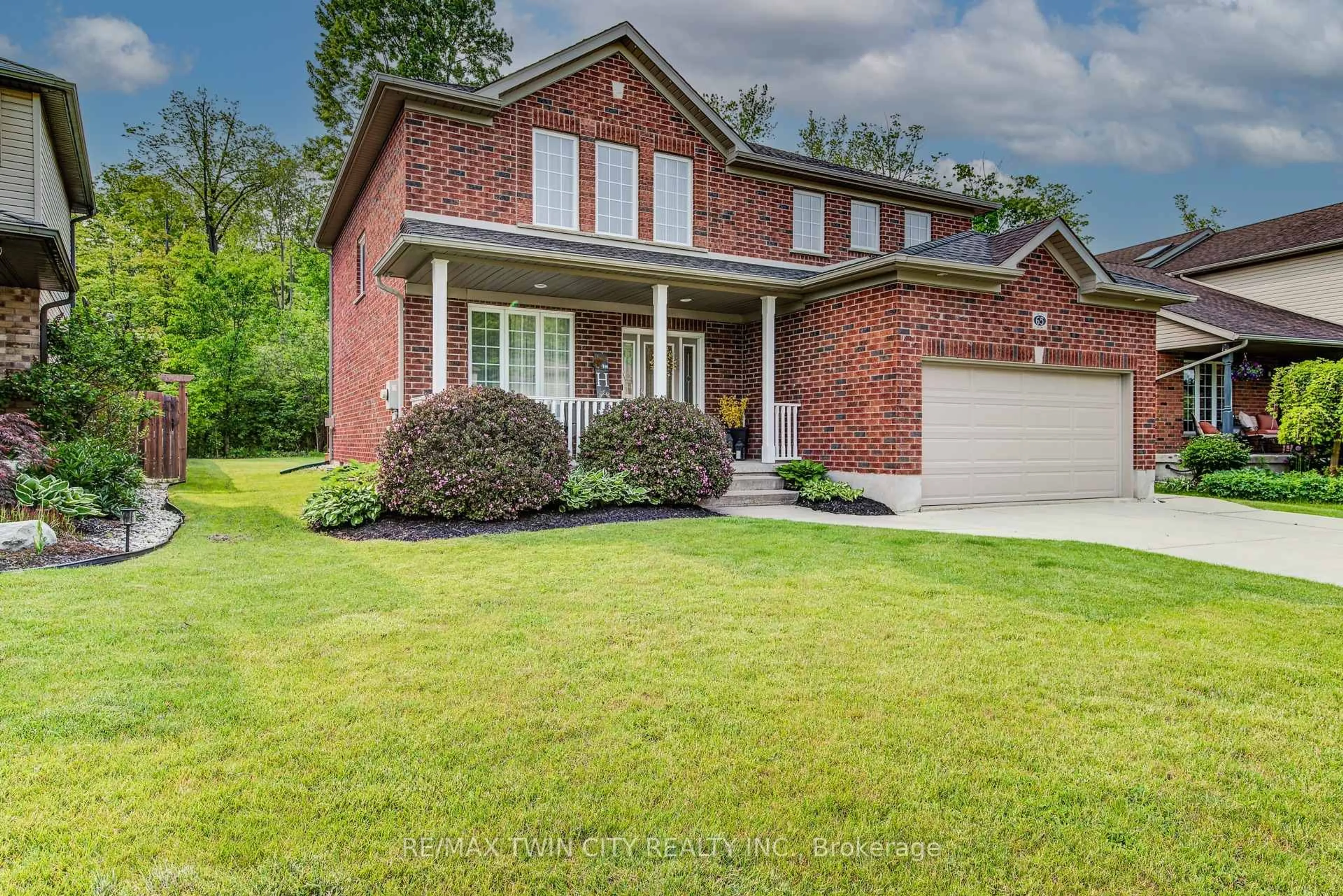 Home with brick exterior material, street for 65 Laschinger Blvd, Wilmot Ontario N3A 2G7