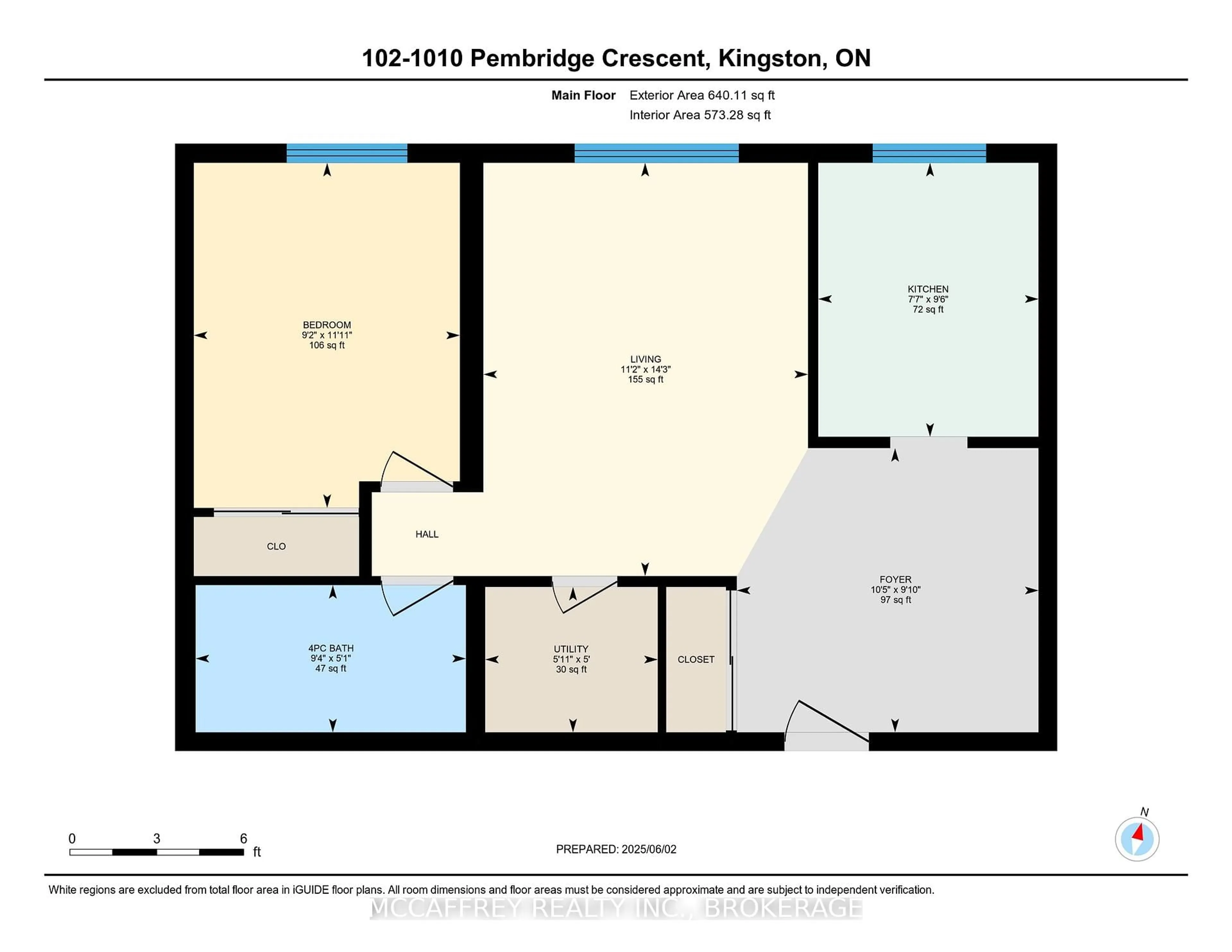 Floor plan for 1010 Pembridge Cres, Kingston Ontario K7P 1A3
