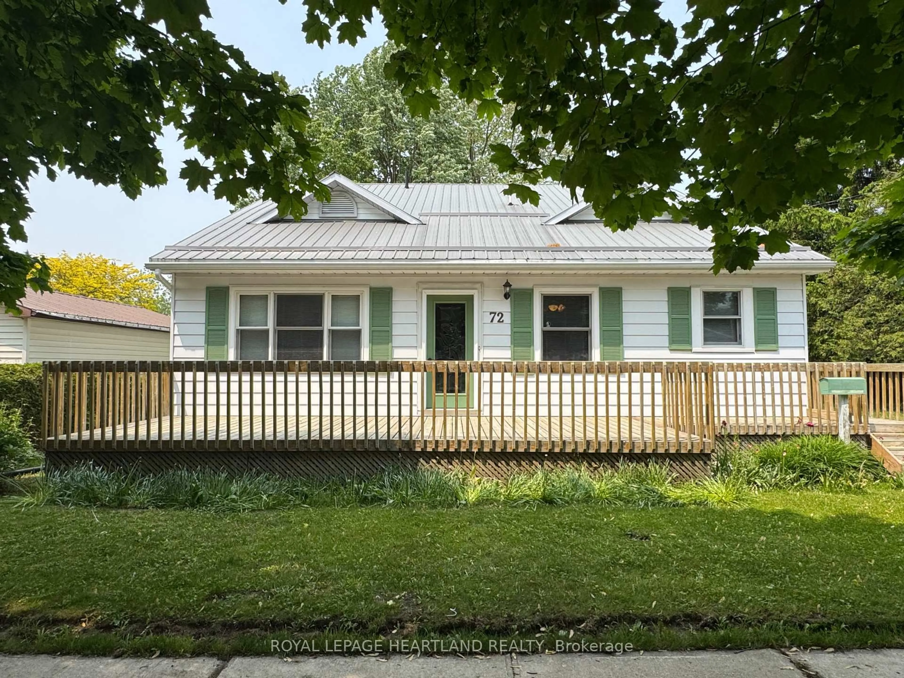 Home with vinyl exterior material, street for 72 Thomas St, South Huron Ontario N0M 1S2