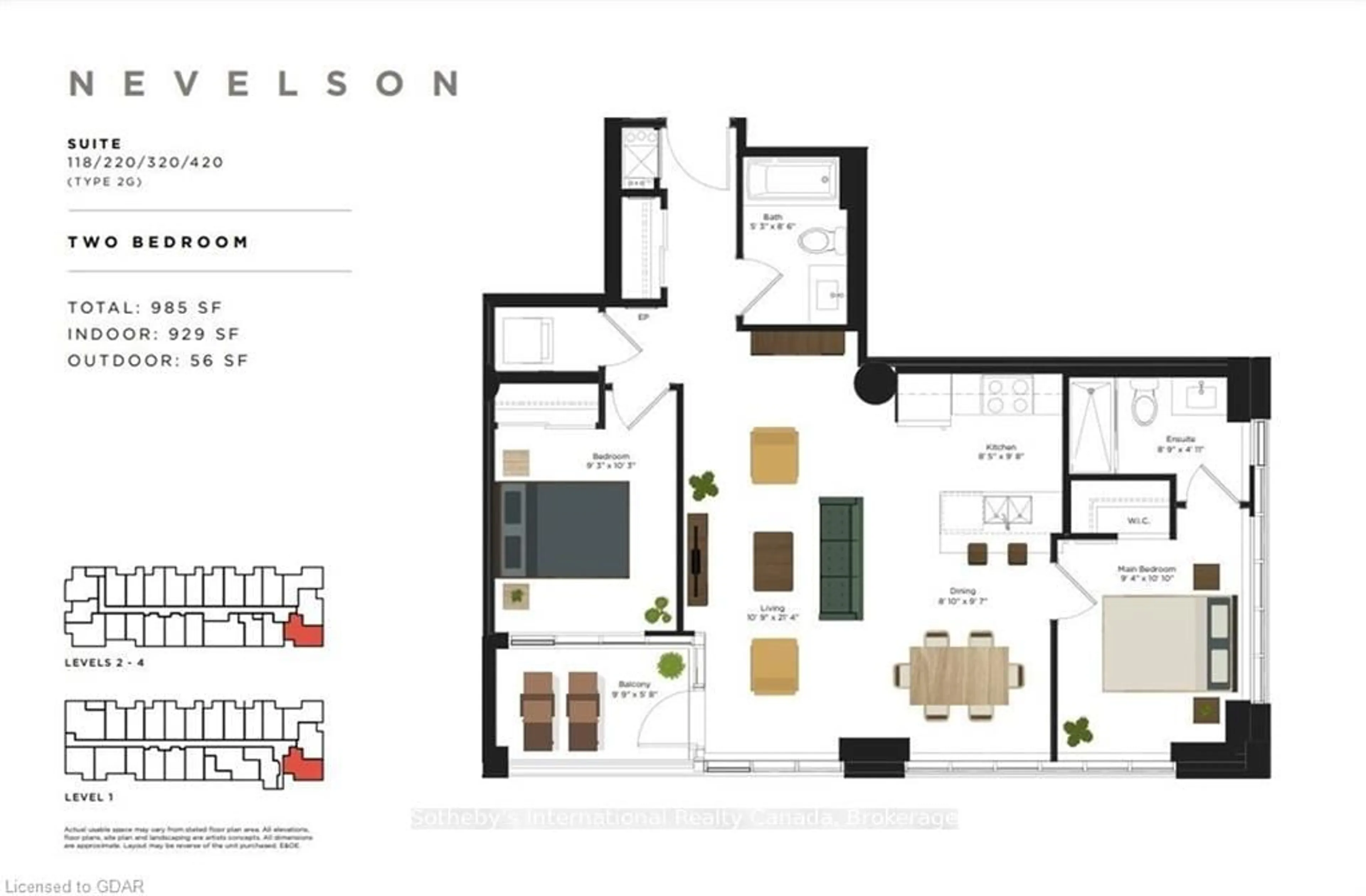 Floor plan for 120 HURON St #320, Guelph Ontario N1E 0T8