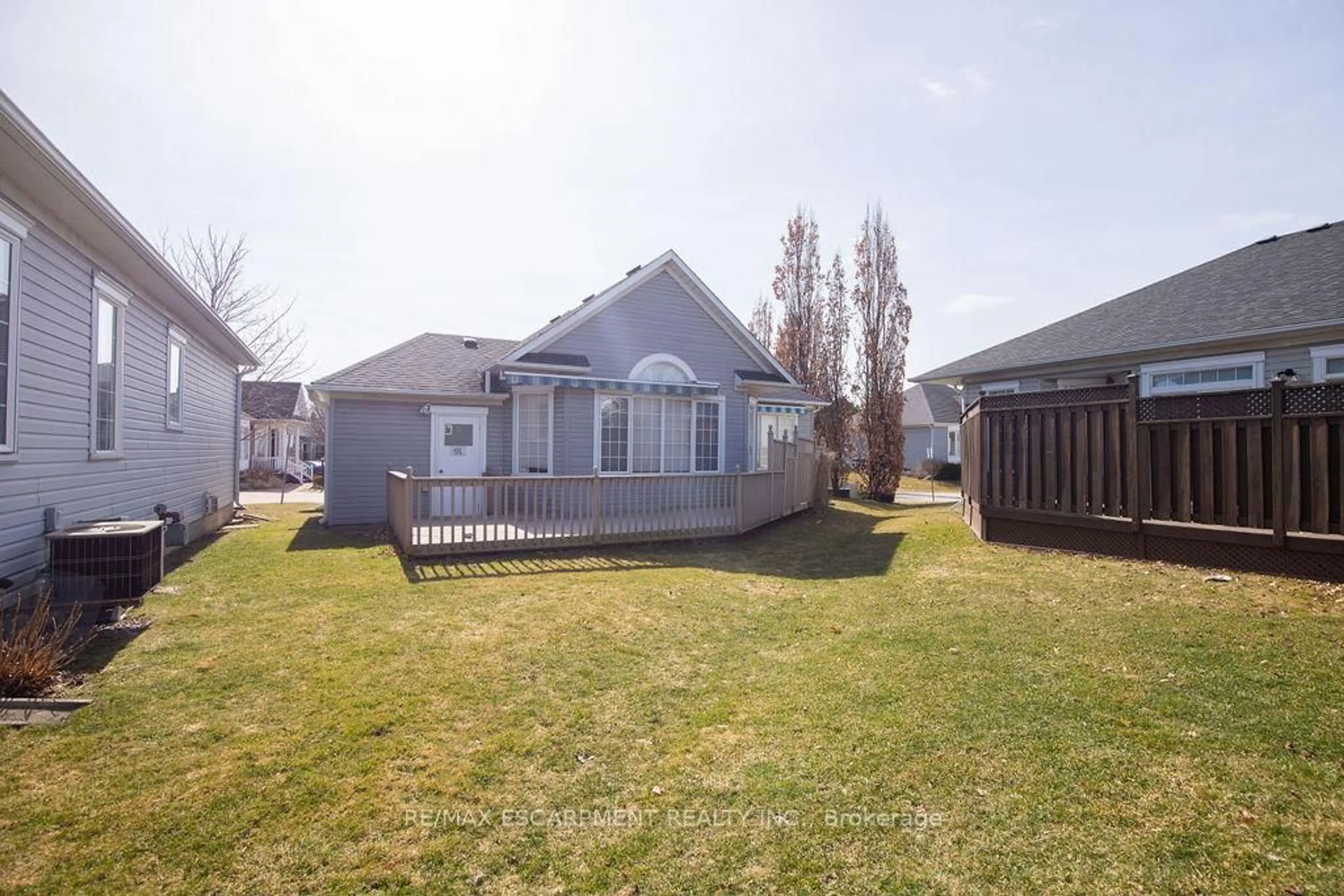 A pic from outside/outdoor area/front of a property/back of a property/a pic from drone, street for 91 Silverbirch Blvd #13, Hamilton Ontario L0R 1W0