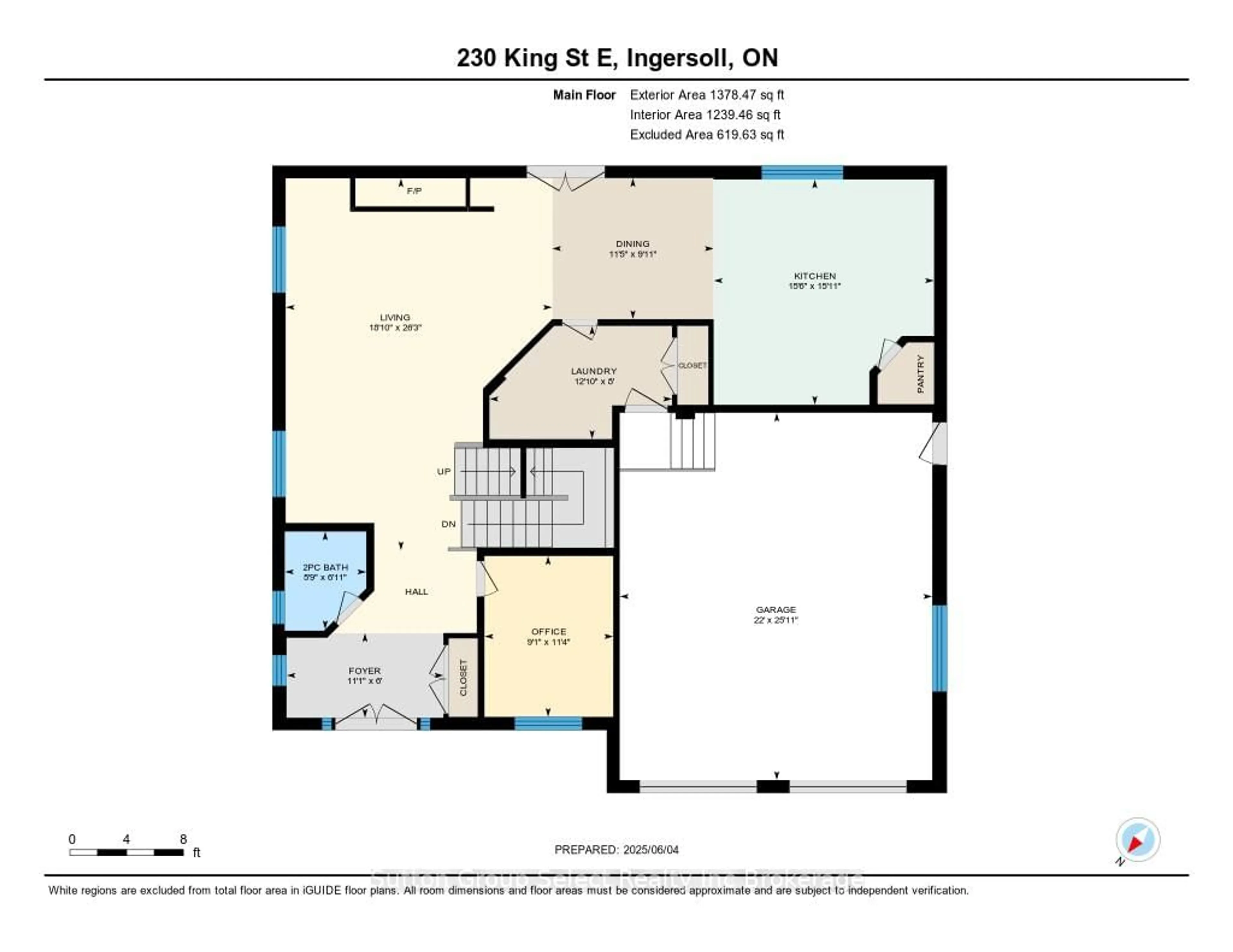 Floor plan for 230 King St, Ingersoll Ontario N5C 1H3