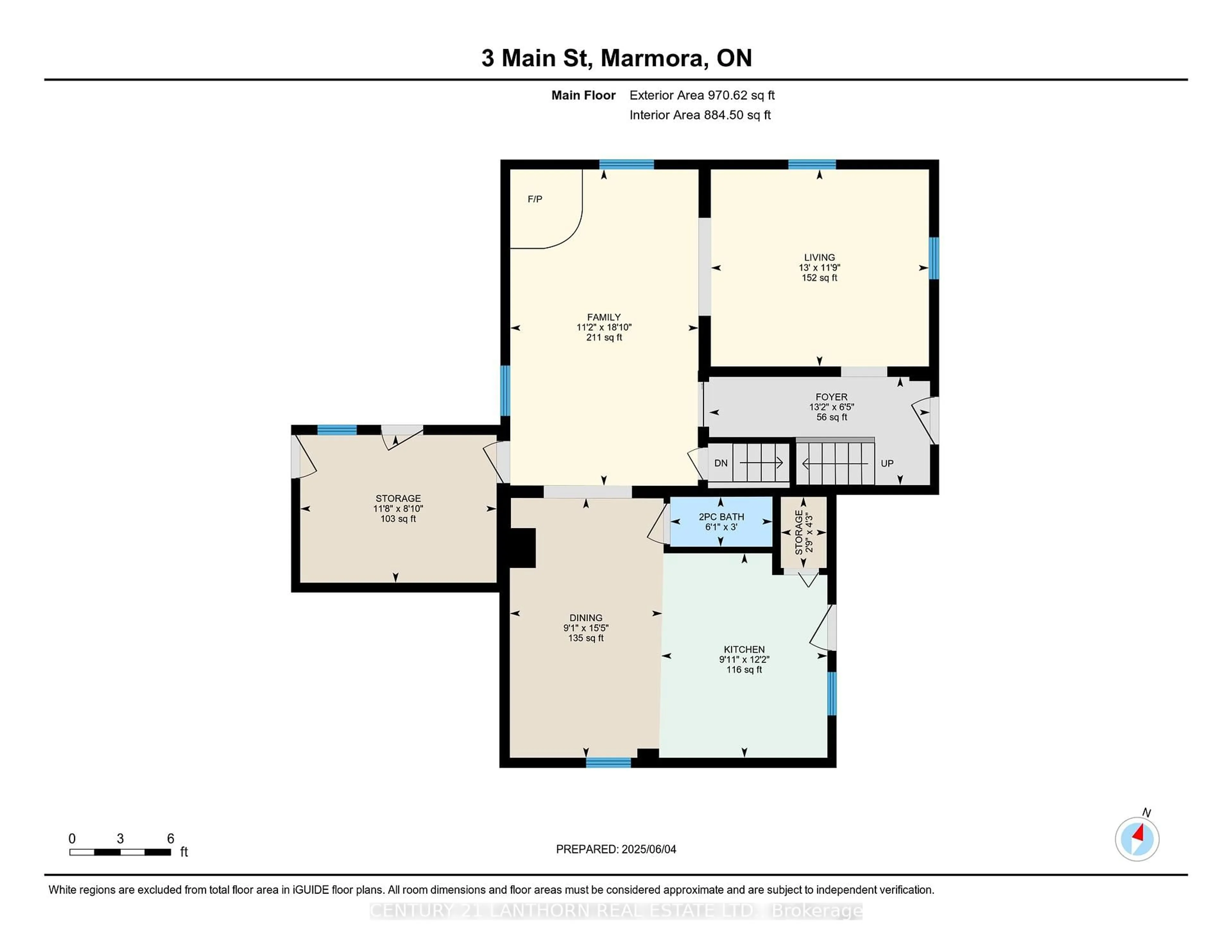 Floor plan for 3 Main St, Limoges Ontario K0K 2M0