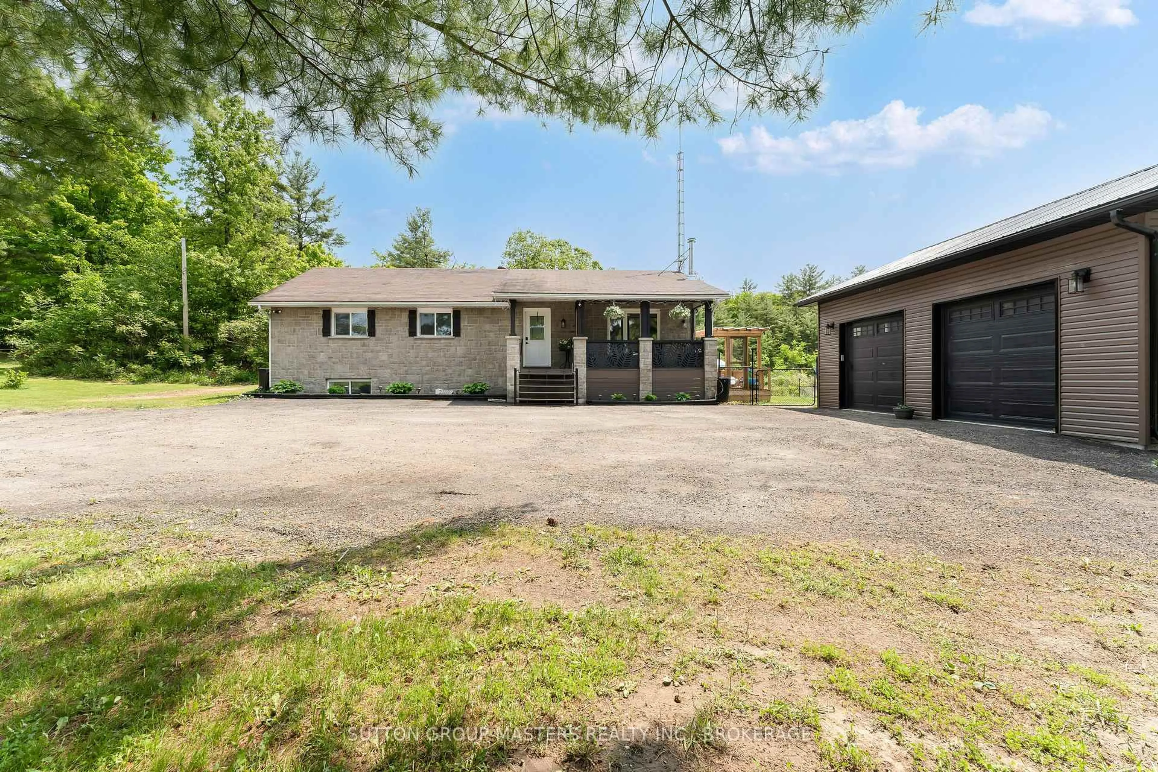 A pic from outside/outdoor area/front of a property/back of a property/a pic from drone, unknown for 2103 Burnt Hills Rd, Frontenac Ontario K0H 1H9