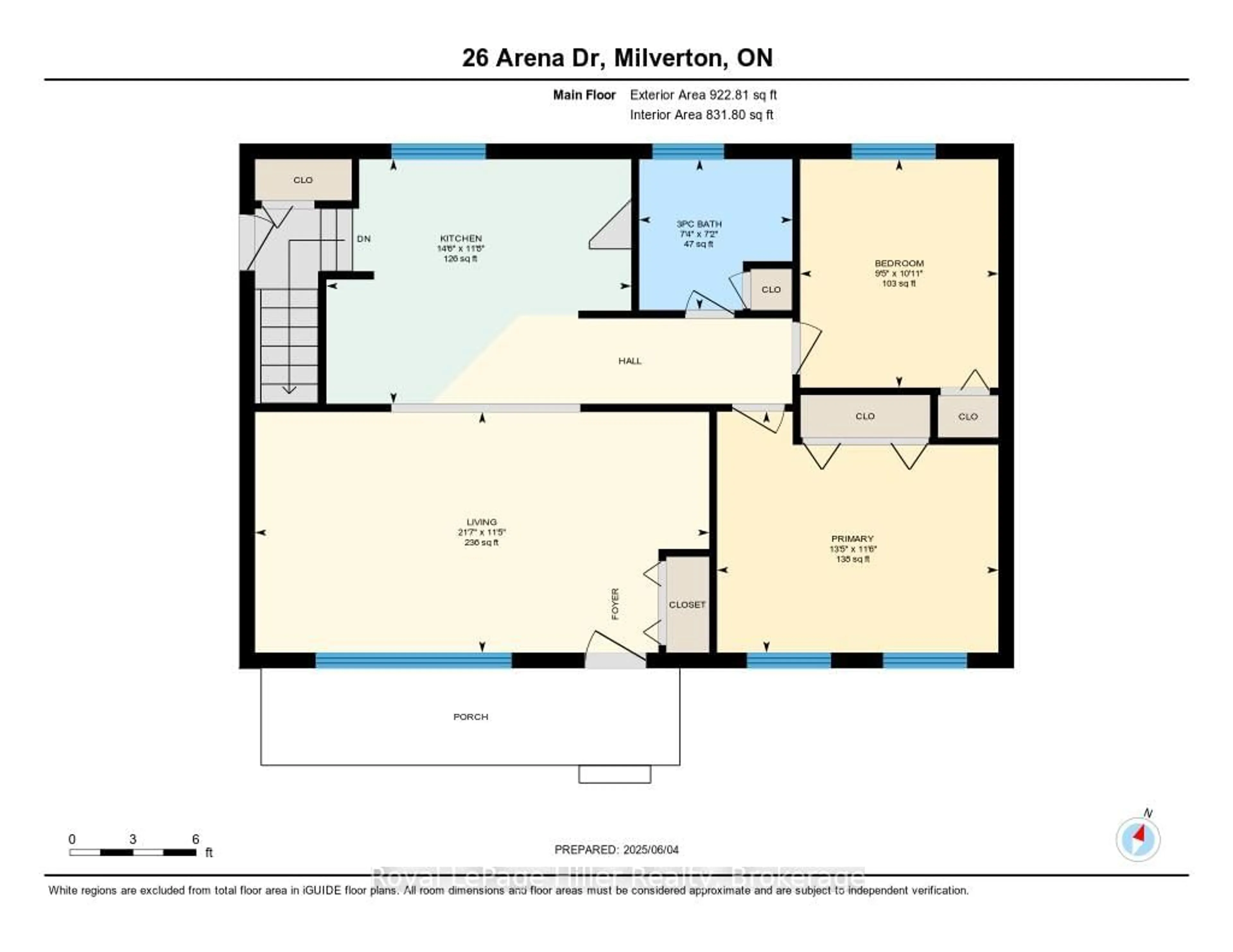 Floor plan for 26 Arena Dr, Perth East Ontario N0K 1M0