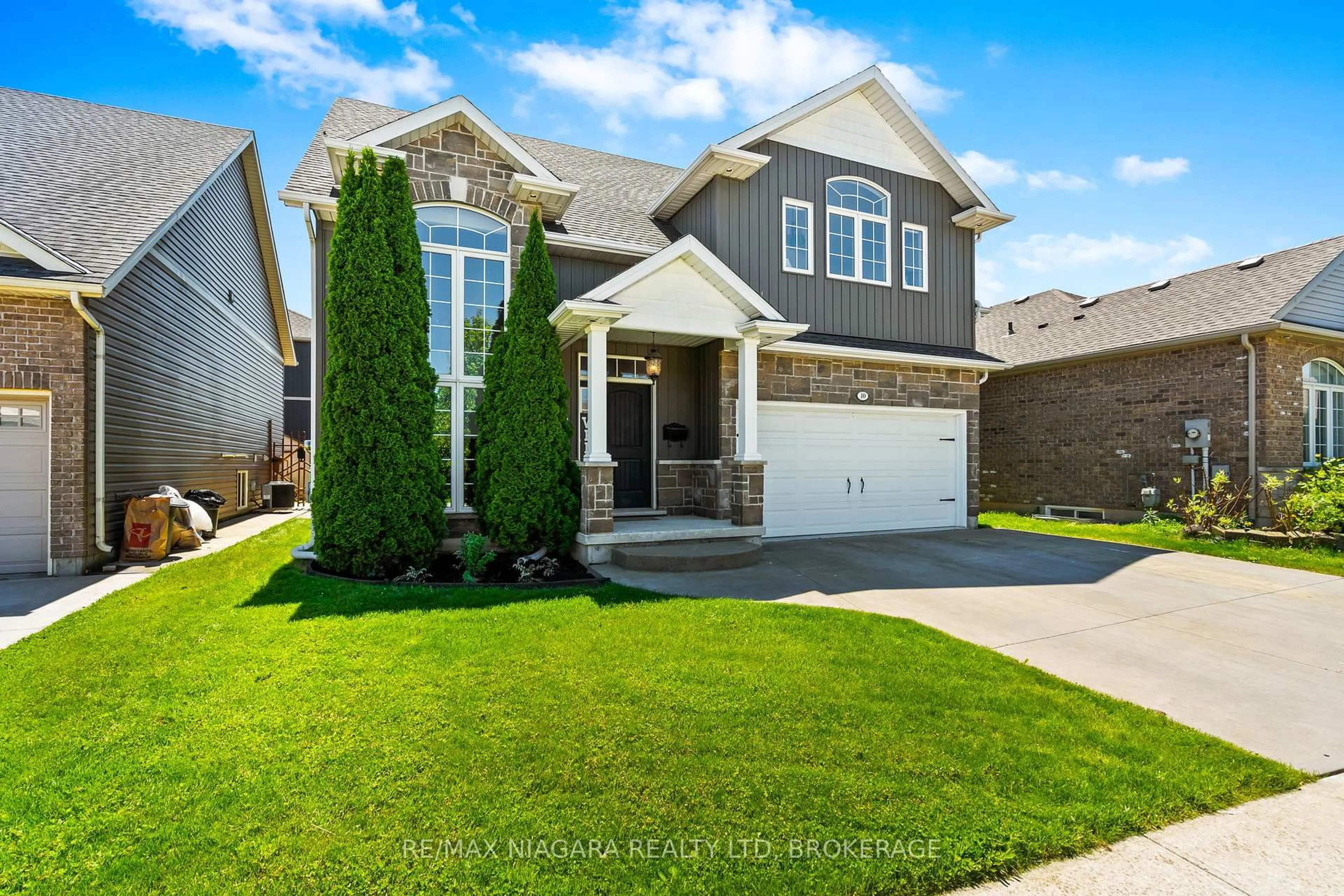 Home with brick exterior material, street for 10 Corbin St, St. Catharines Ontario L2P 0C3