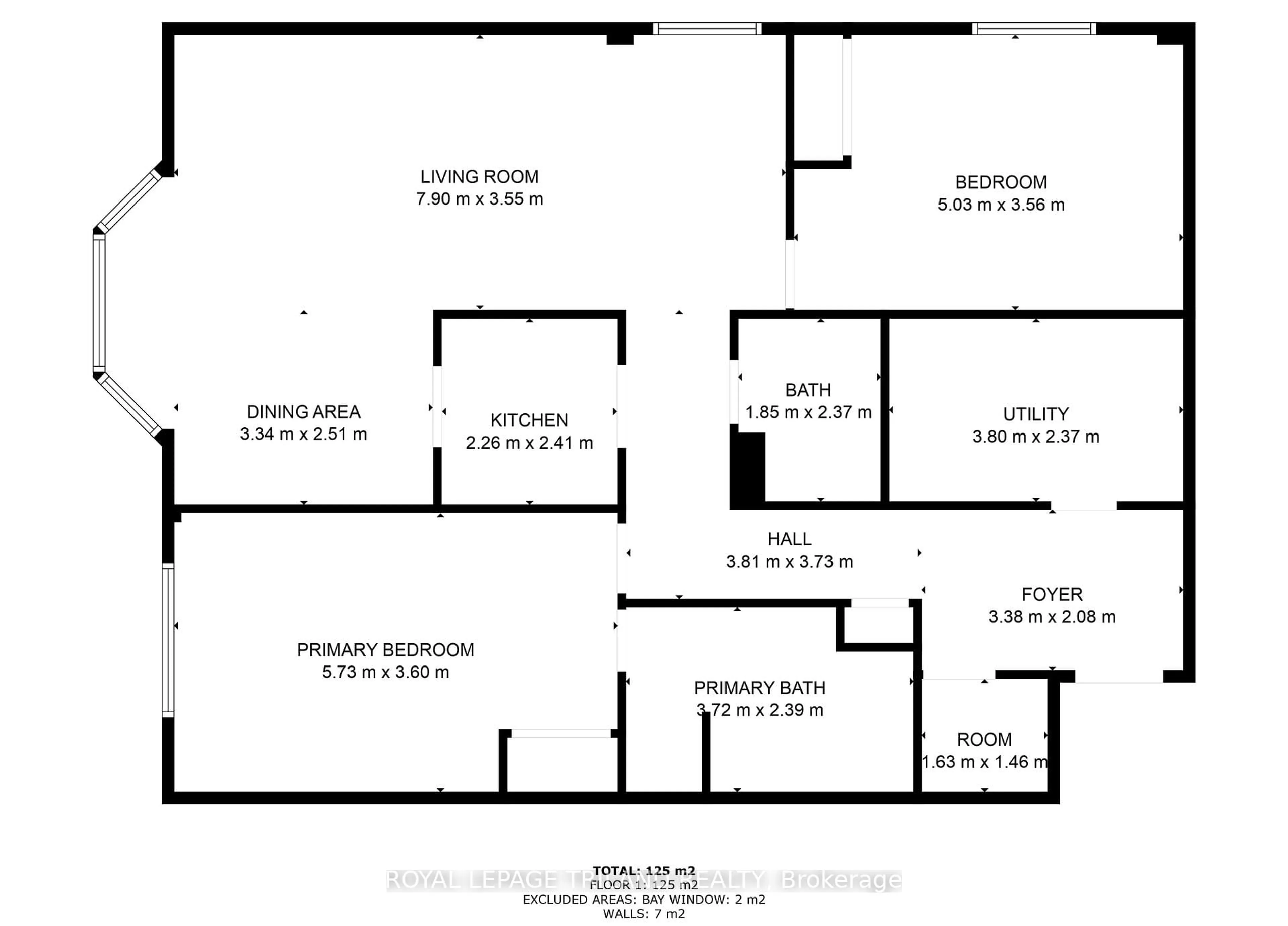 Floor plan for 4 Albert St #206, Cambridge Ontario N1R 3M4