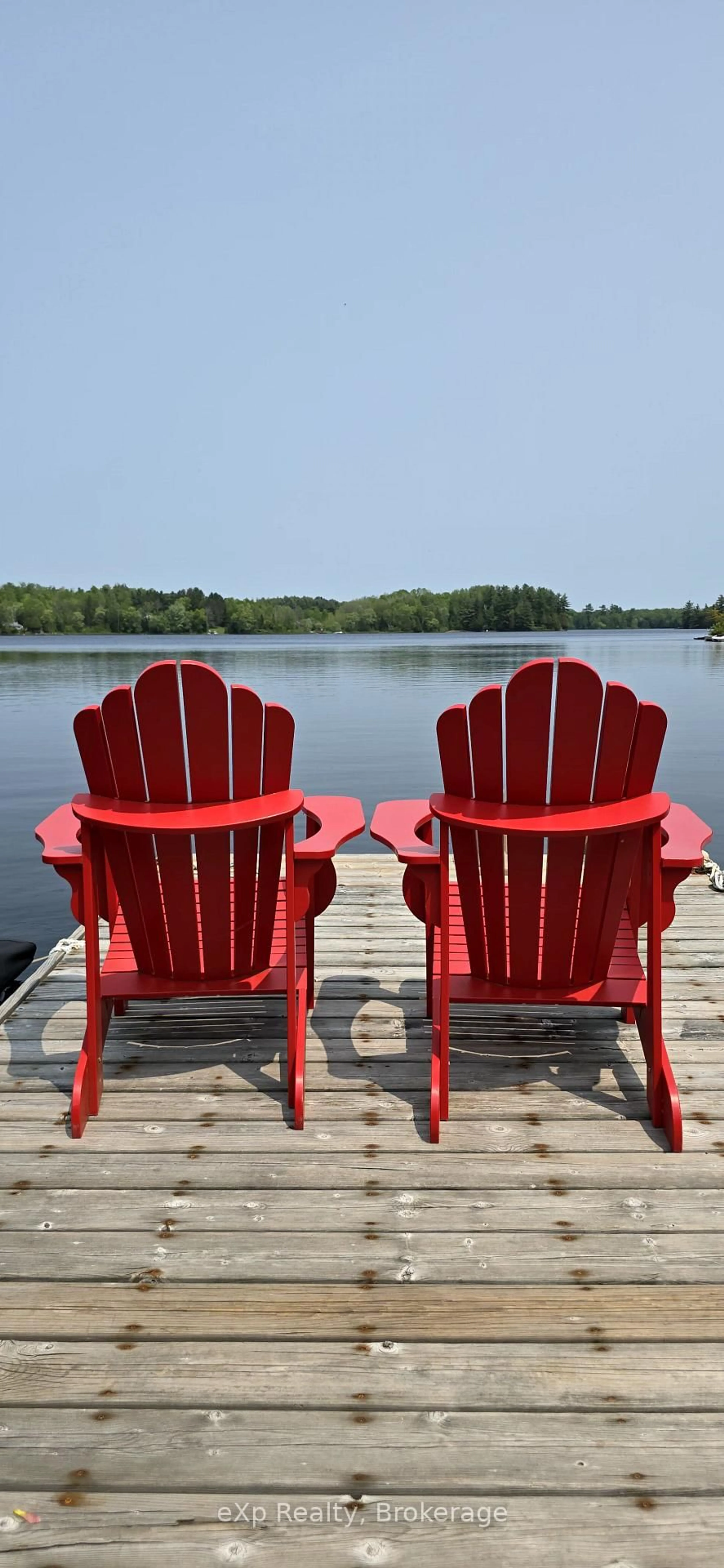 Patio, water/lake/river/ocean view for 91 Farleys Rd, Whitestone Ontario P0A 1G0