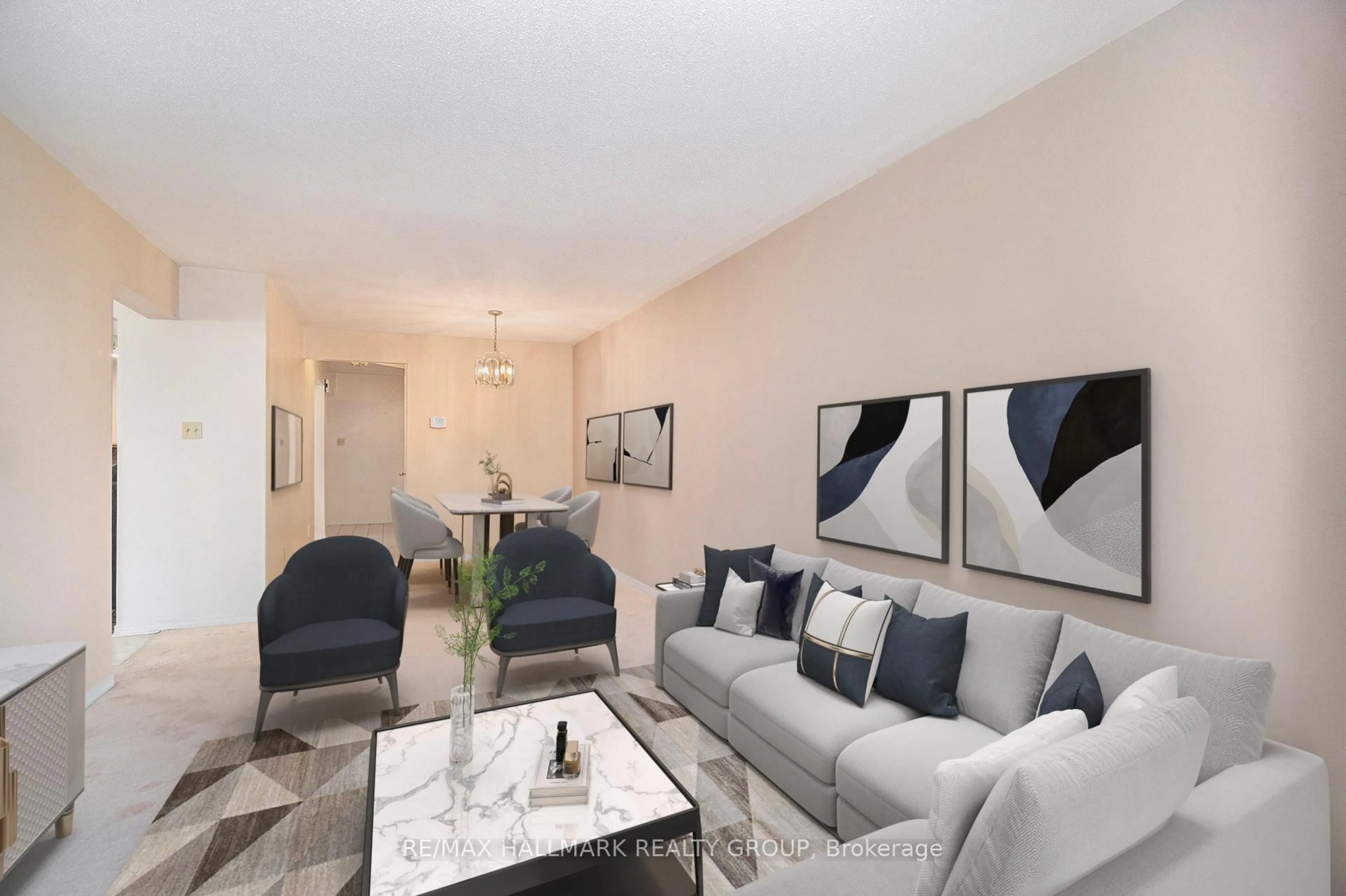Living room with furniture, unknown for 9 Raj Terr, Ottawa Ontario K1G 4T4