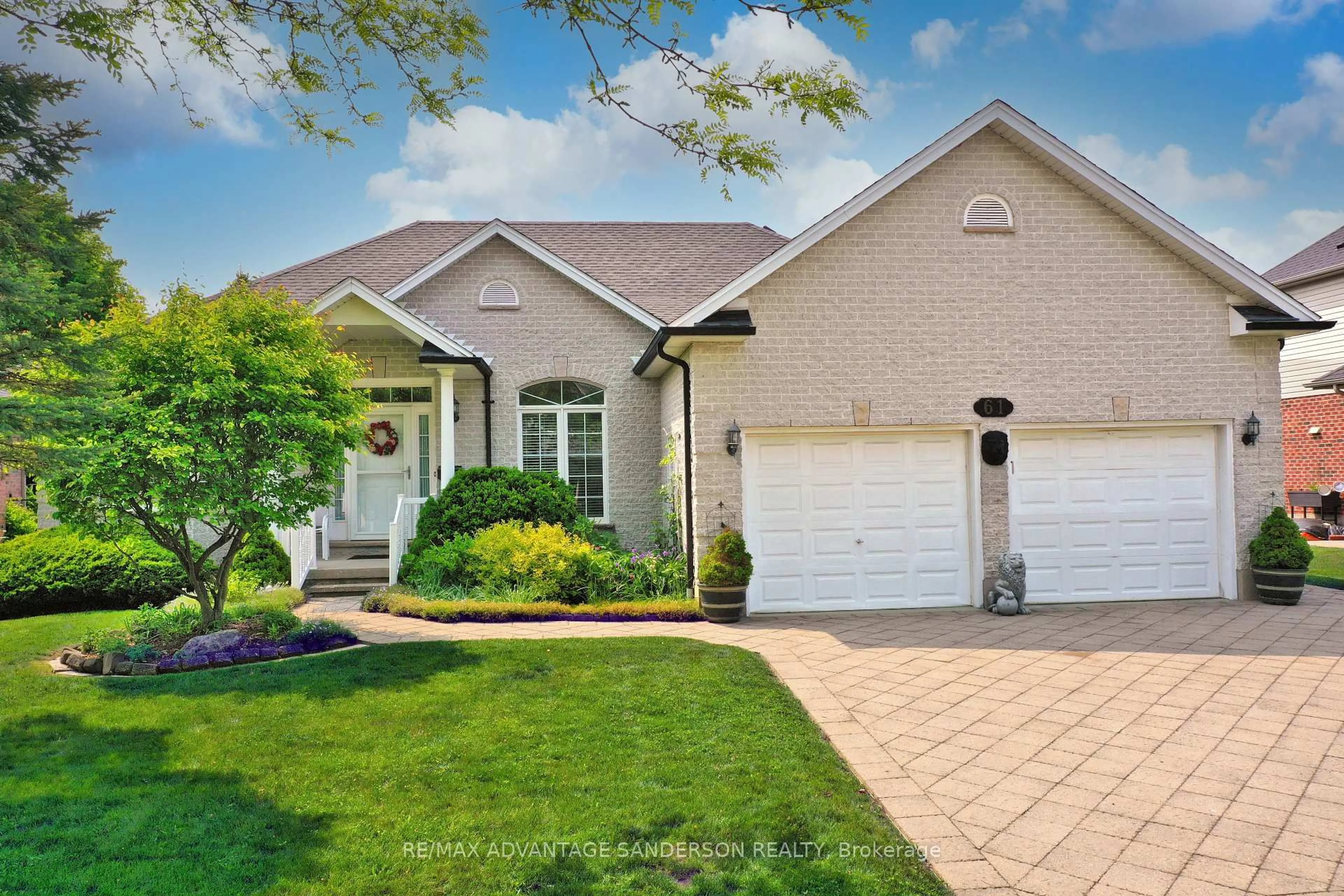 Home with brick exterior material, street for 61 Calvert Lane, Middlesex Centre Ontario N0M 2A0