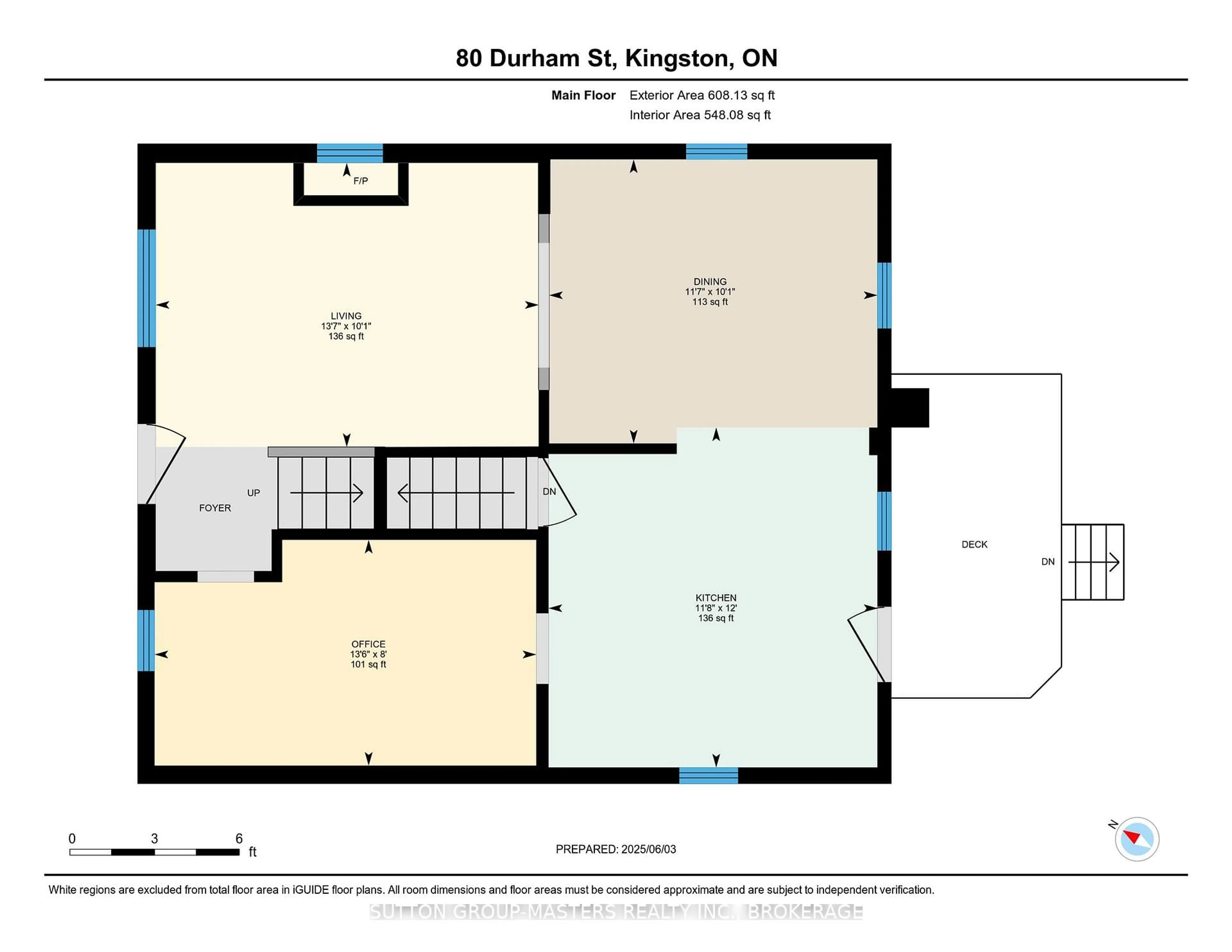 Floor plan for 80 Durham Street, Kingston Ontario K7L 1J4