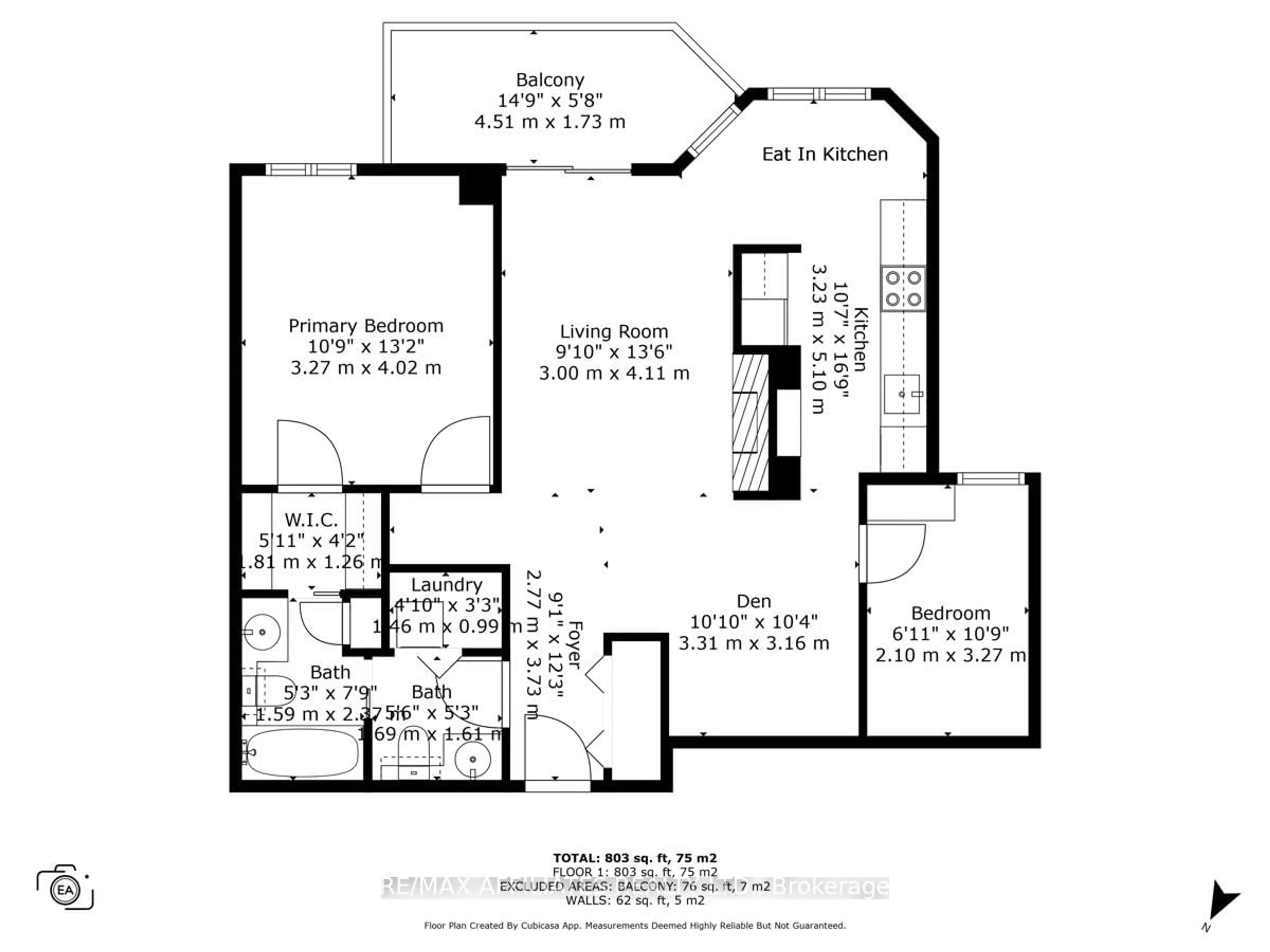 Floor plan for 45 Argyle Ave #302, Ottawa Ontario K2P 1B3