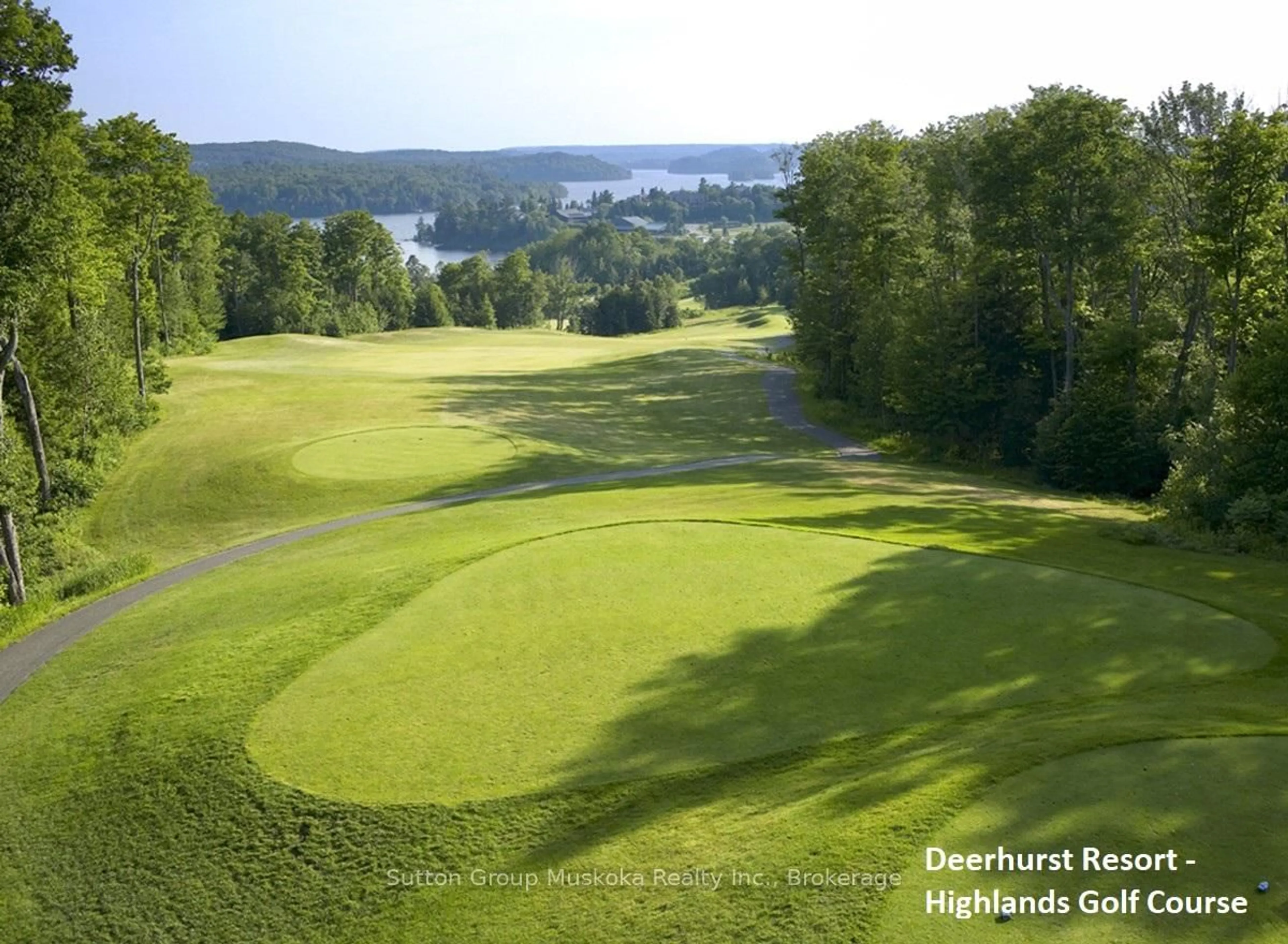 A pic from outside/outdoor area/front of a property/back of a property/a pic from drone, water/lake/river/ocean view for 1235 Deerhurst Dr #215 Bayshore, Huntsville Ontario P1H 2E8