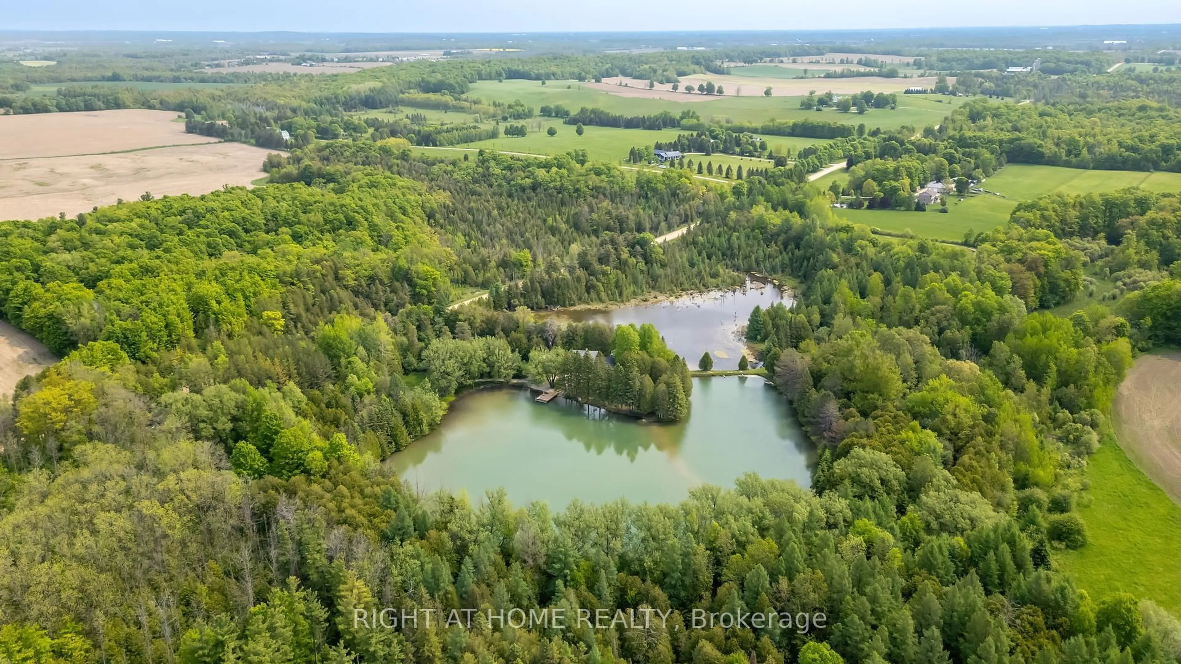 A pic from outside/outdoor area/front of a property/back of a property/a pic from drone, water/lake/river/ocean view for 84048 Southgate Township Rd #8, Southgate Ontario N0G 2L0