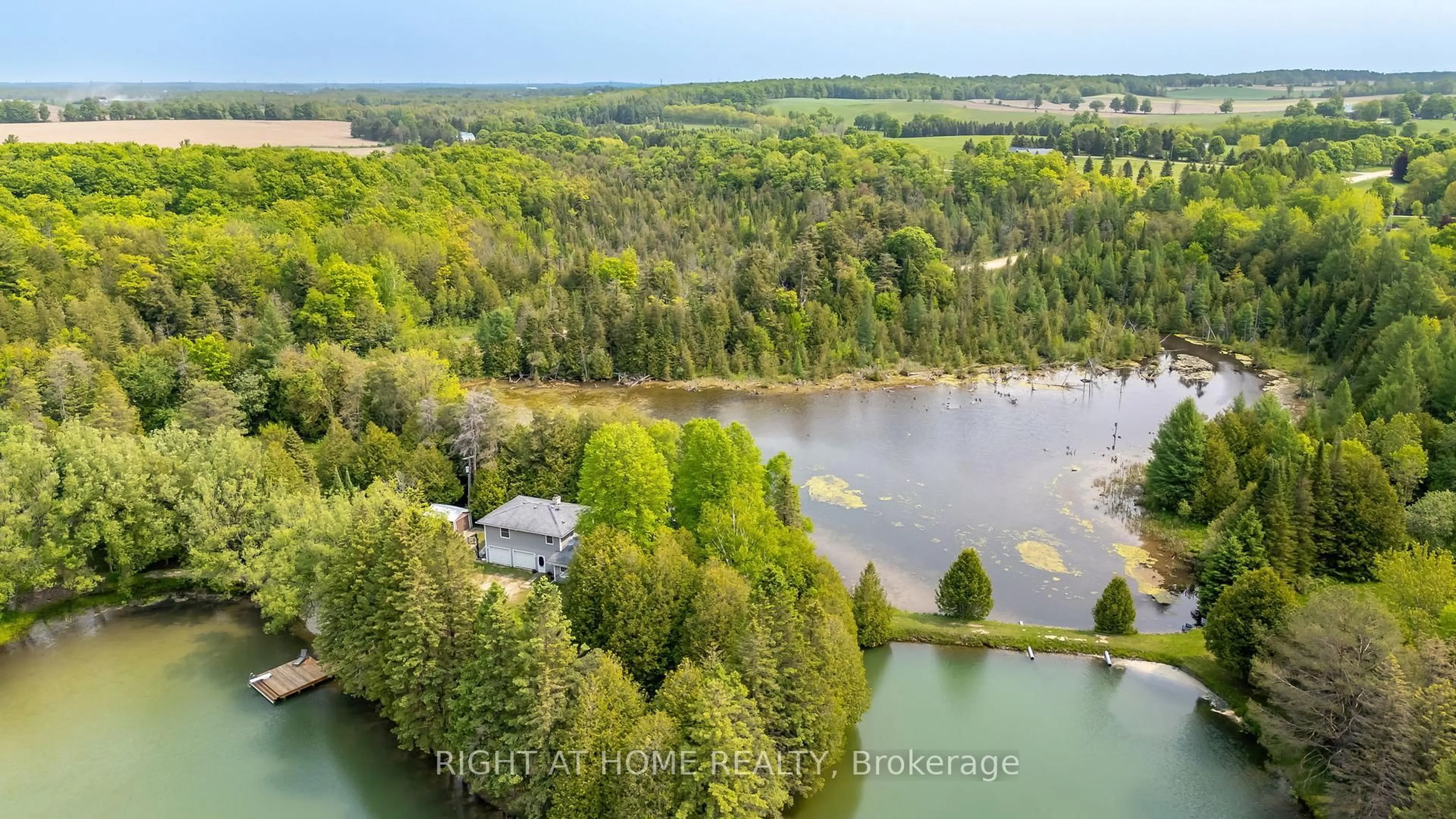 A pic from outside/outdoor area/front of a property/back of a property/a pic from drone, water/lake/river/ocean view for 84048 Southgate Township Rd #8, Southgate Ontario N0G 2L0