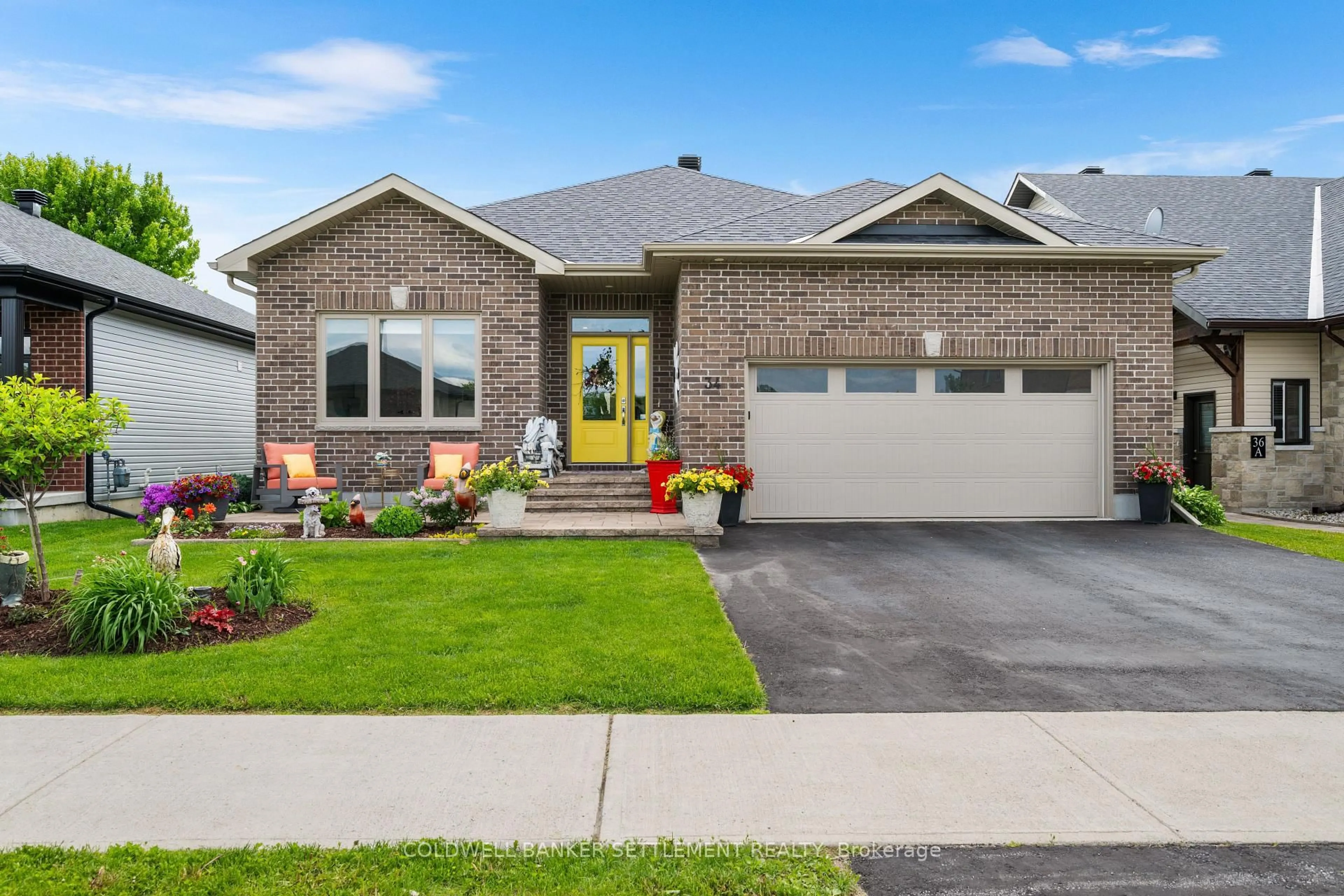 Home with brick exterior material, street for 34 Senators Gate Dr, Perth Ontario K7H 0B5