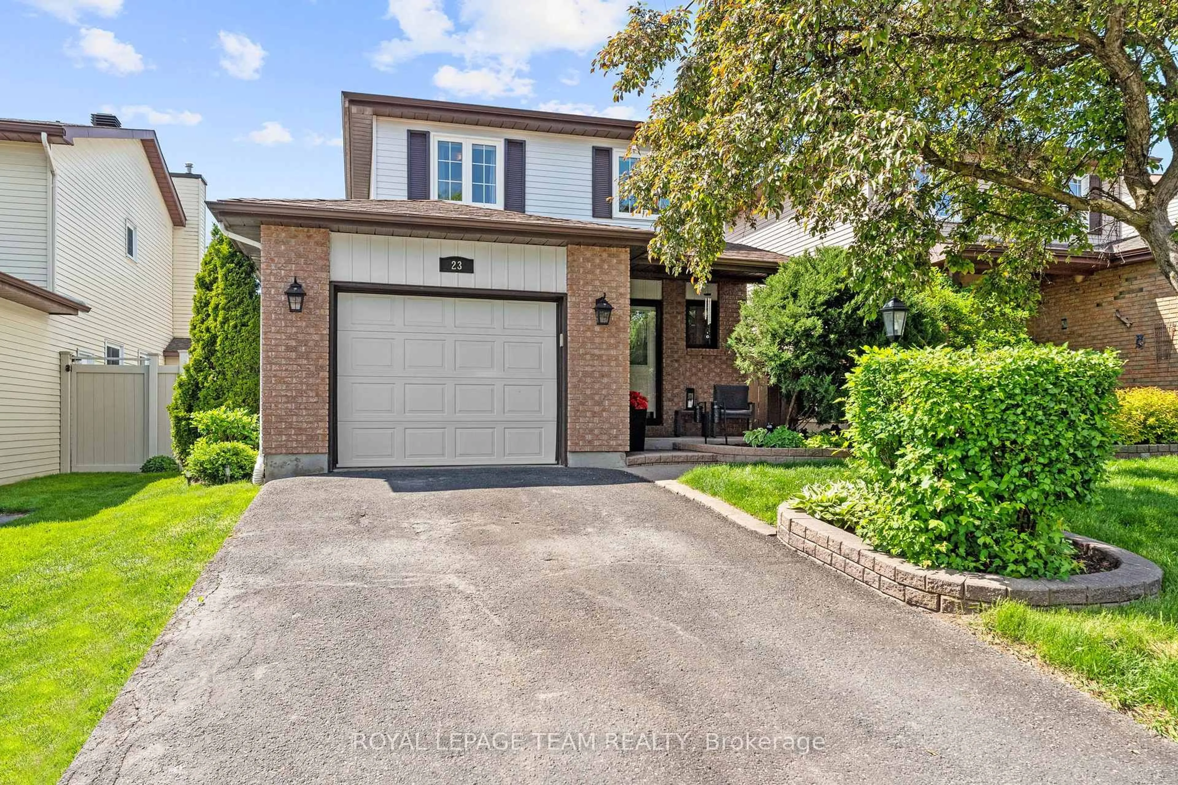 Home with brick exterior material, street for 23 Glacier St, Ottawa Ontario K2J 2M7
