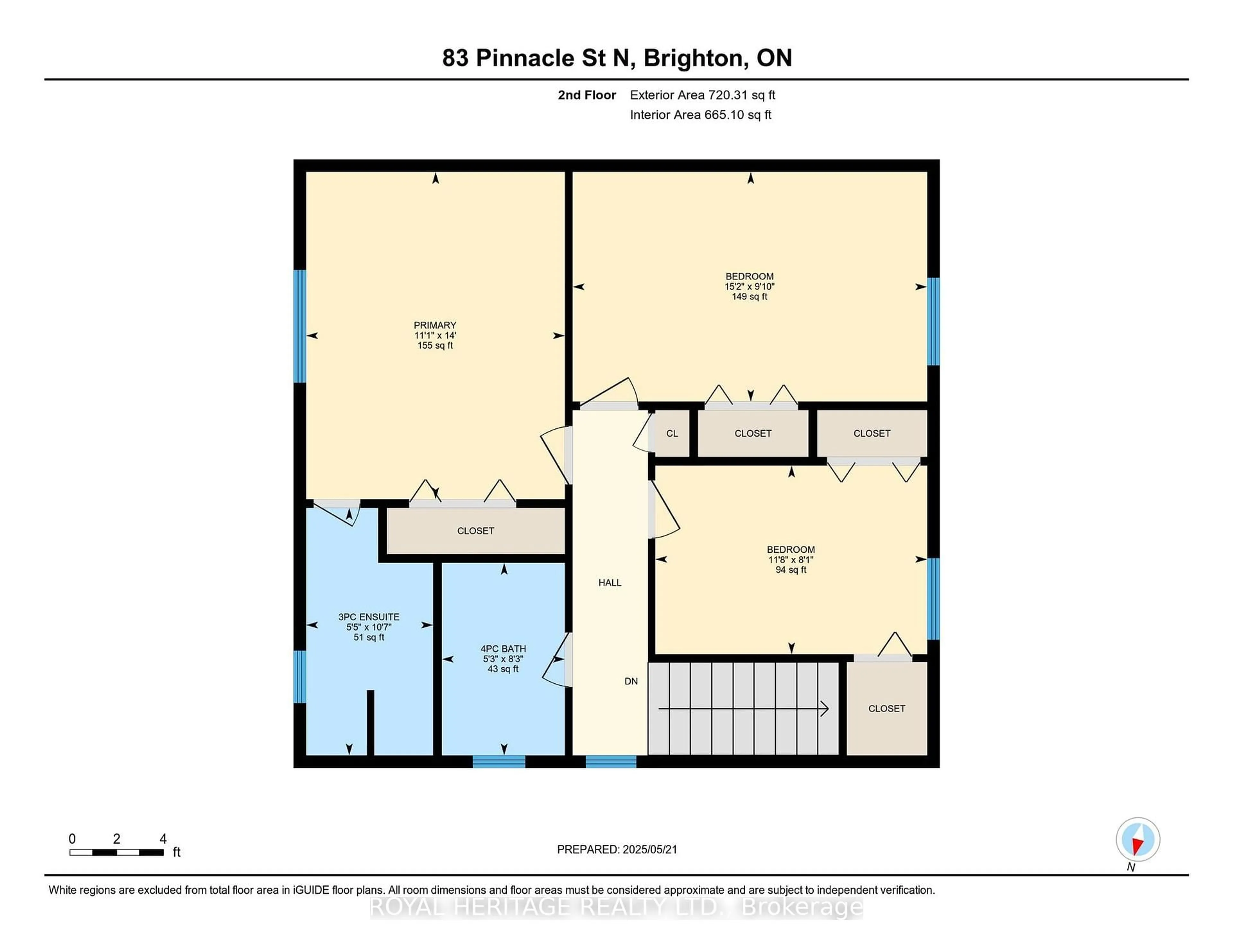 Floor plan for 83 Pinnacle St, Brighton Ontario K0K 1H0