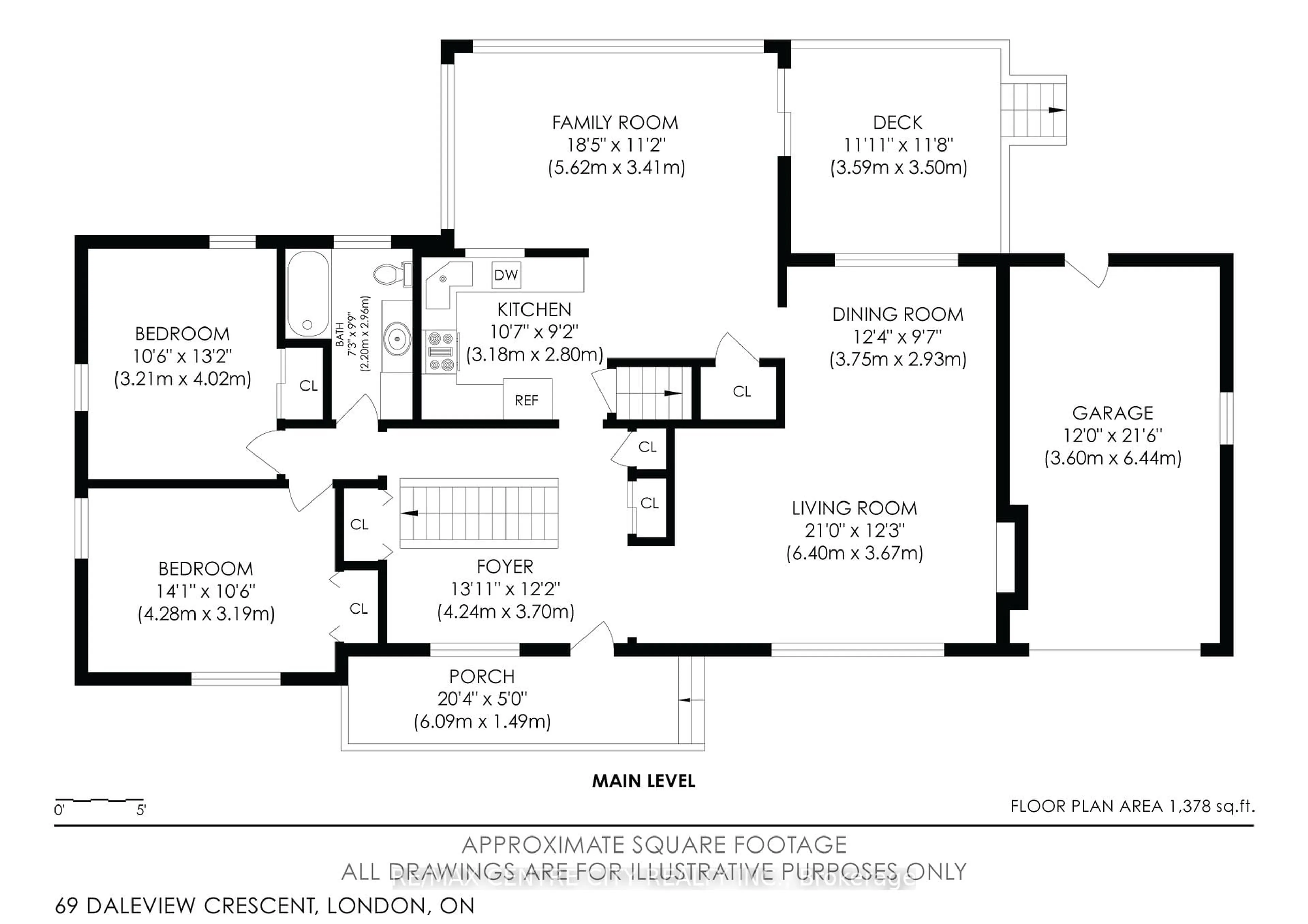 Floor plan for 69 Daleview Cres, London North Ontario N5X 1H2