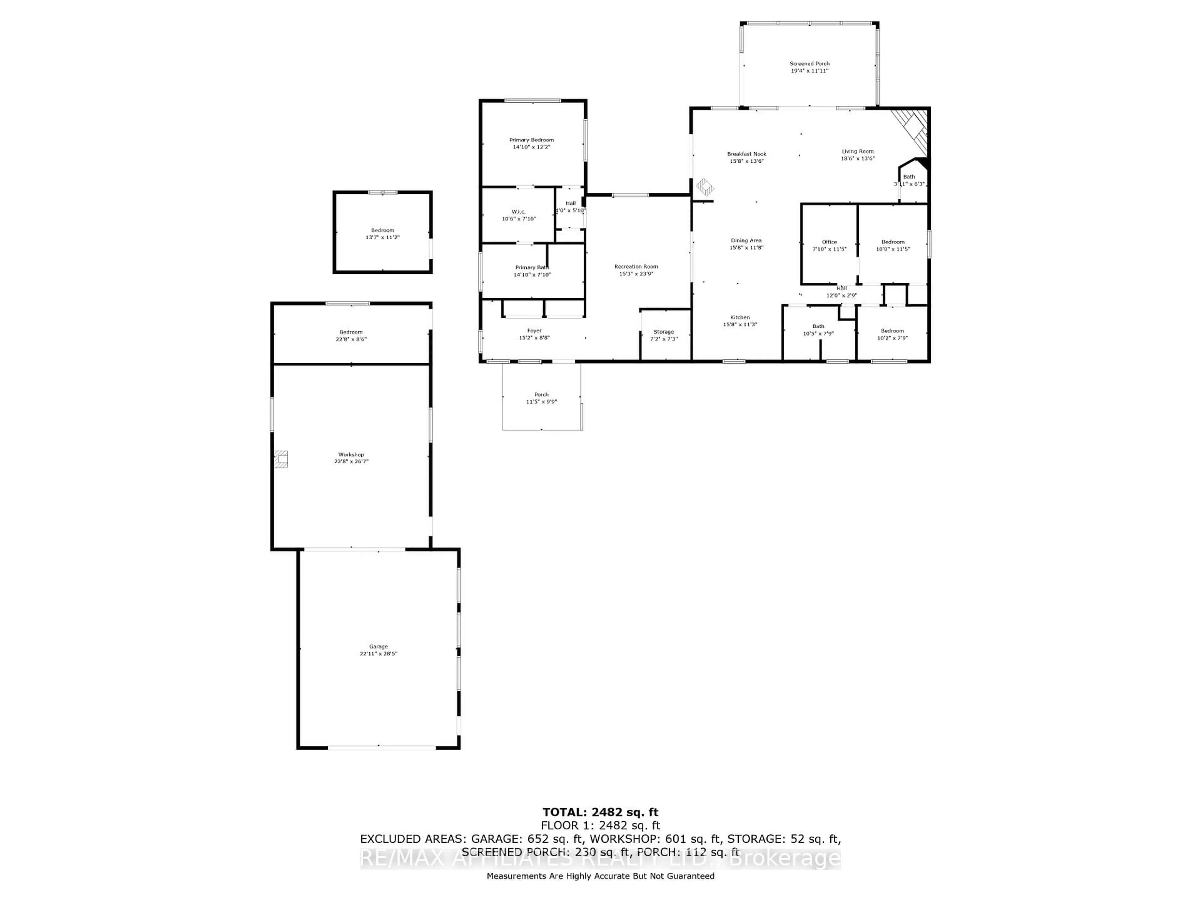 Floor plan for 12341 HIGHWAY 60, Golden Lake Ontario K0J 1X0