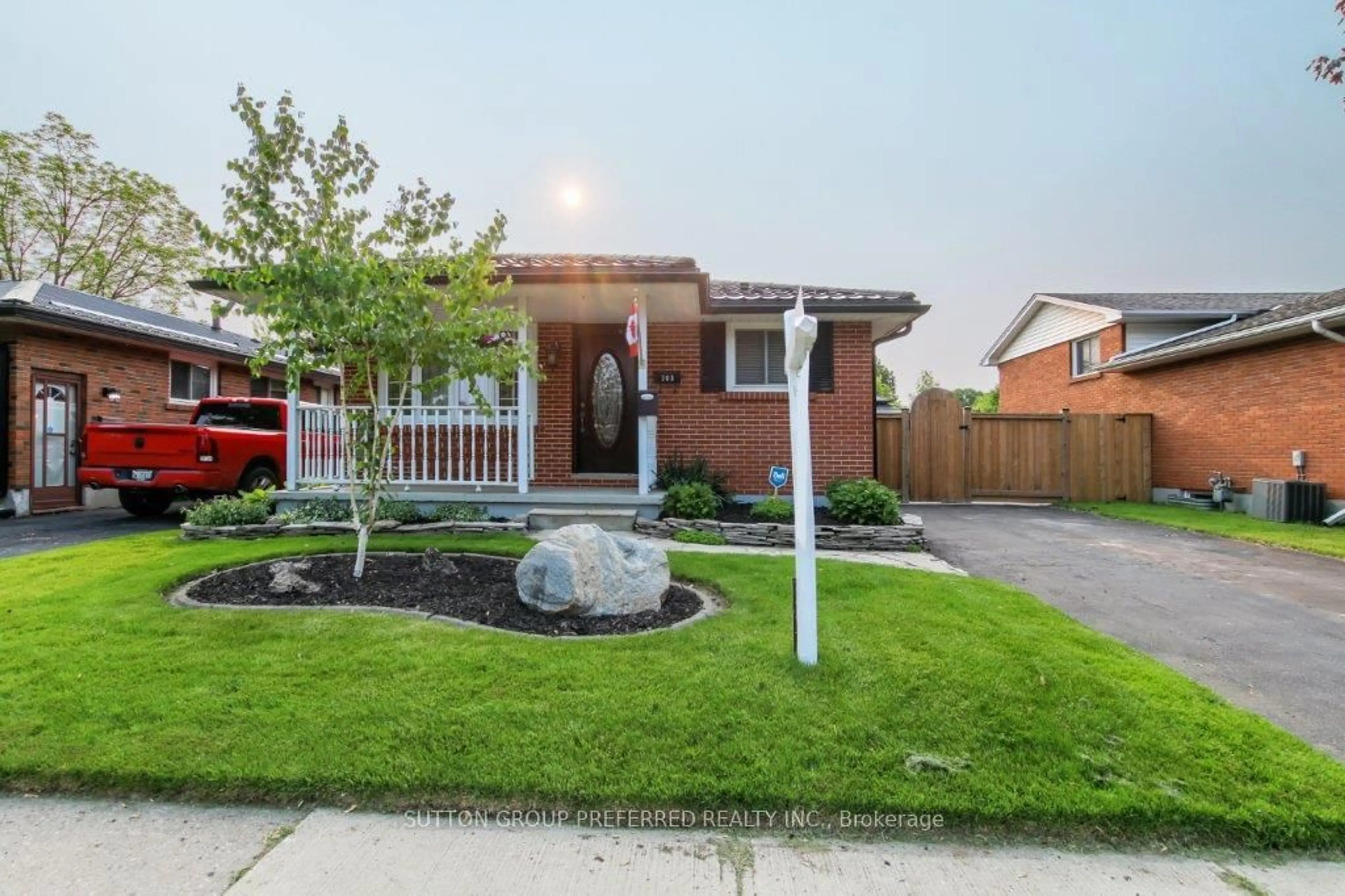 Home with brick exterior material, street for 303 Admiral Dr, London East Ontario N5V 1J2