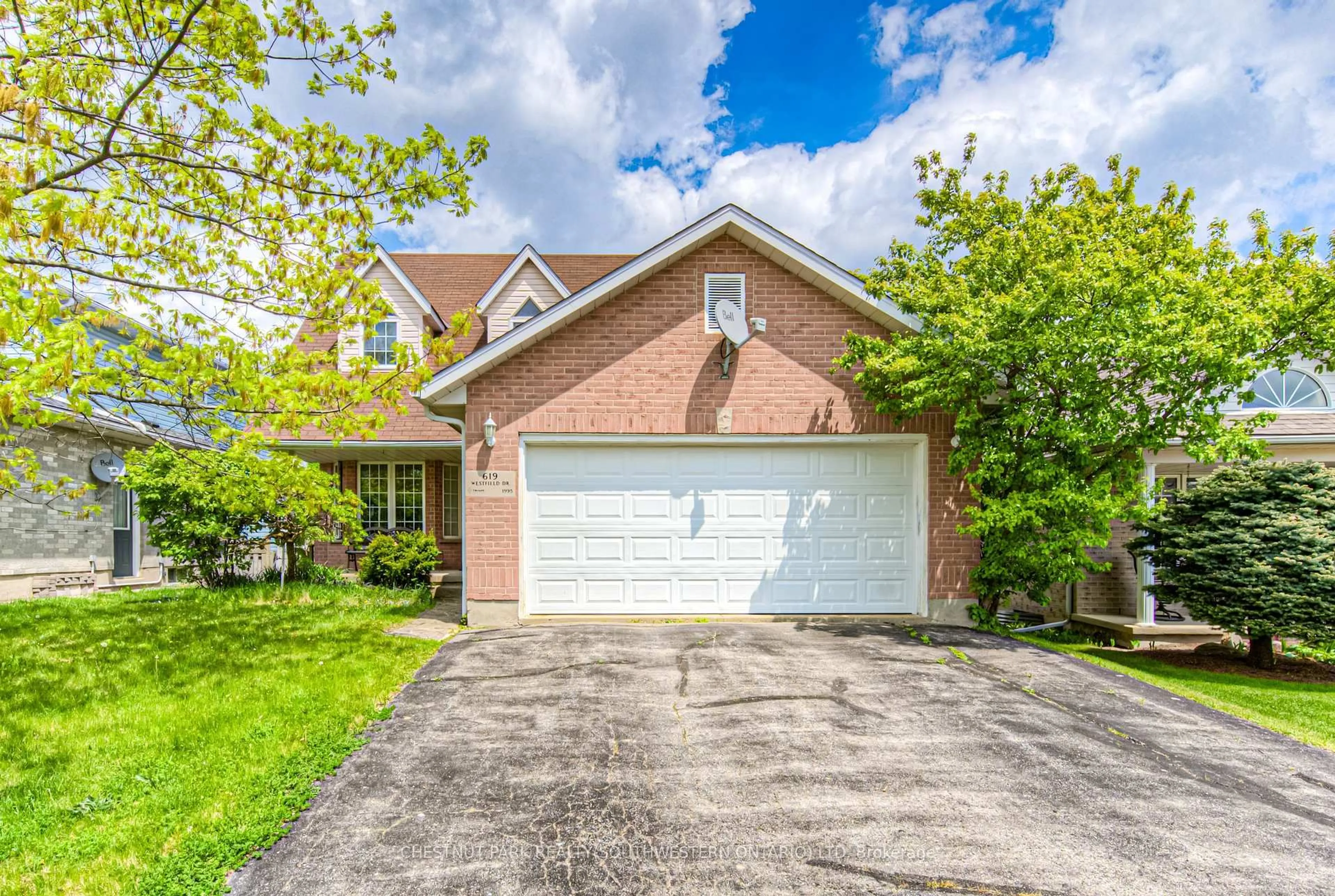 Home with brick exterior material, street for 619 Westfield Dr, Waterloo Ontario N2T 2P2
