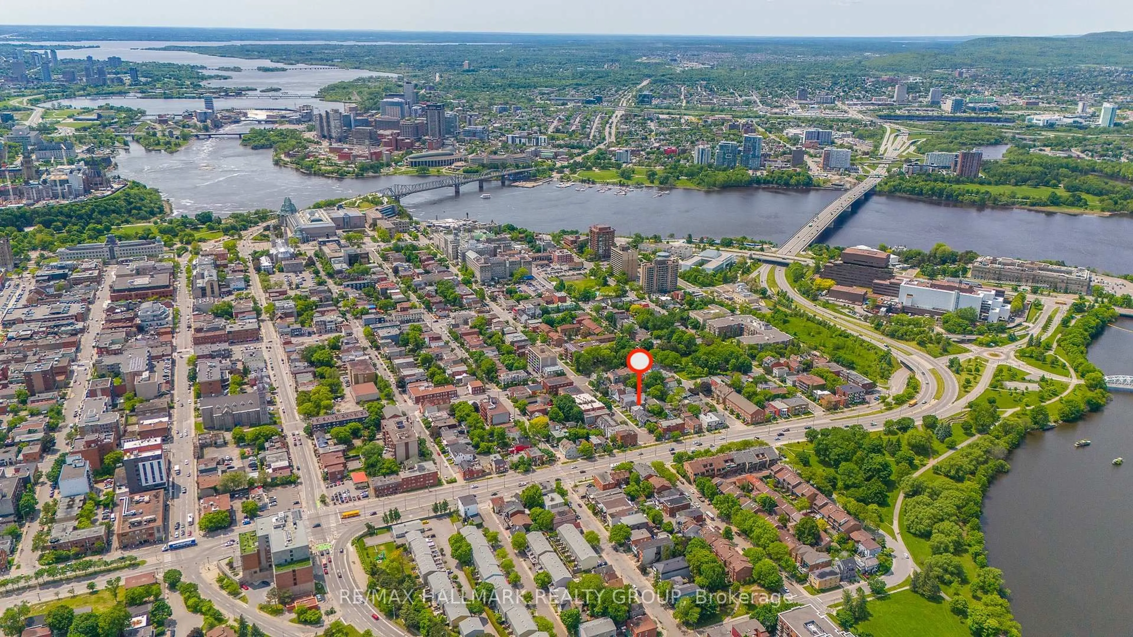 Picture of a map for 219 Bruyère St, Ottawa Ontario K1N 5E4