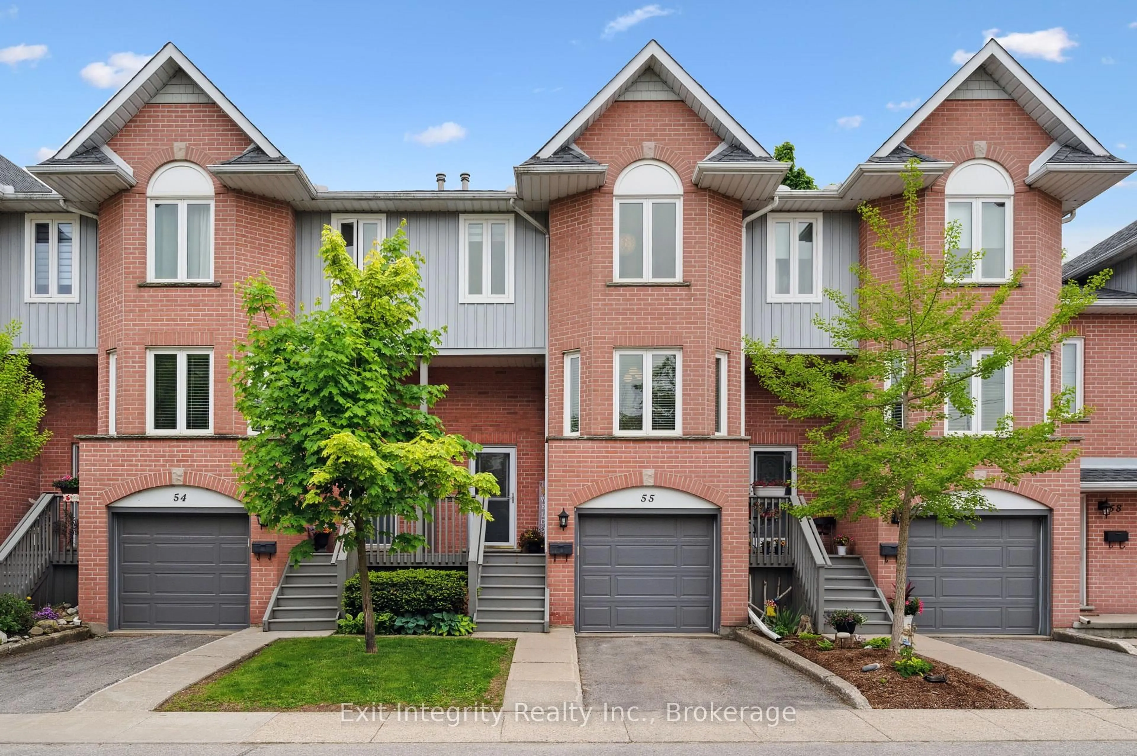 Home with brick exterior material, street for 245 Bishop St #55, Cambridge Ontario N3H 5N2