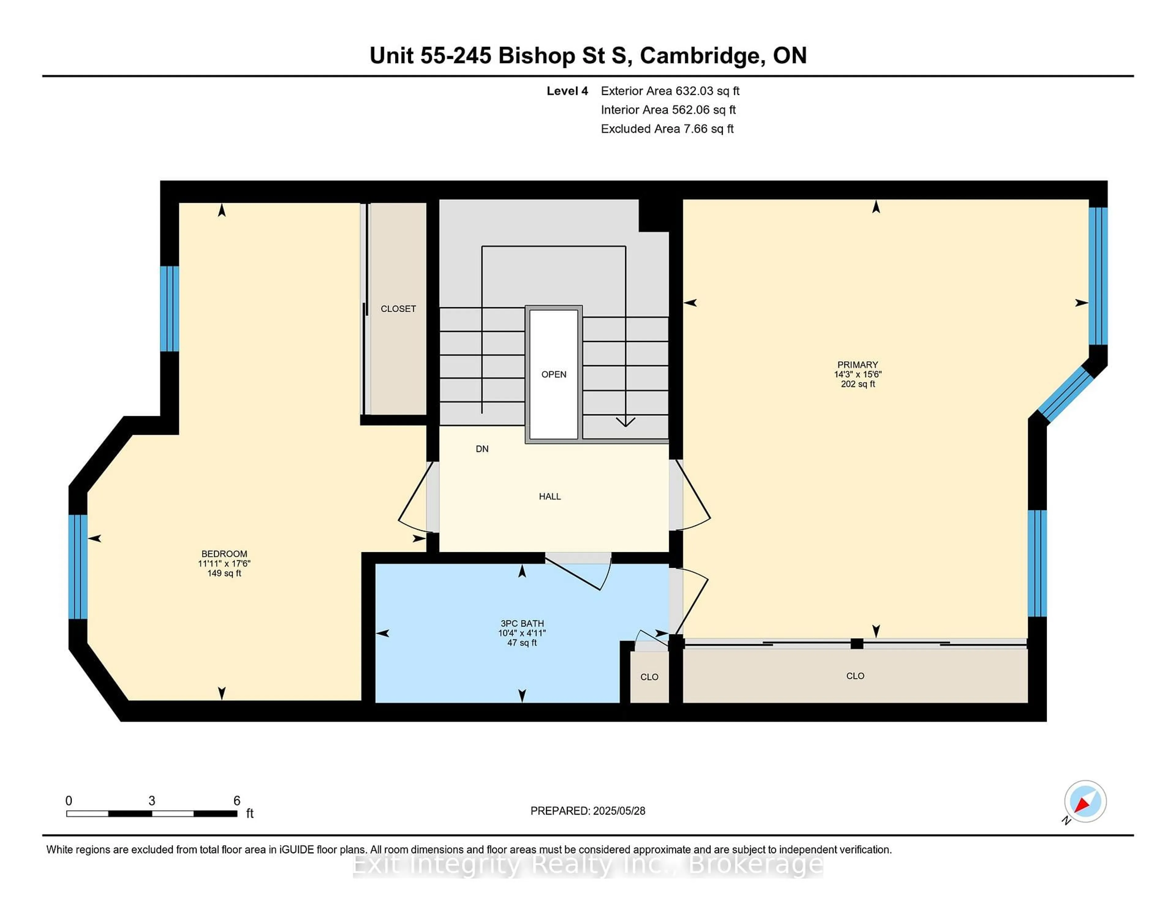 Floor plan for 245 Bishop St #55, Cambridge Ontario N3H 5N2