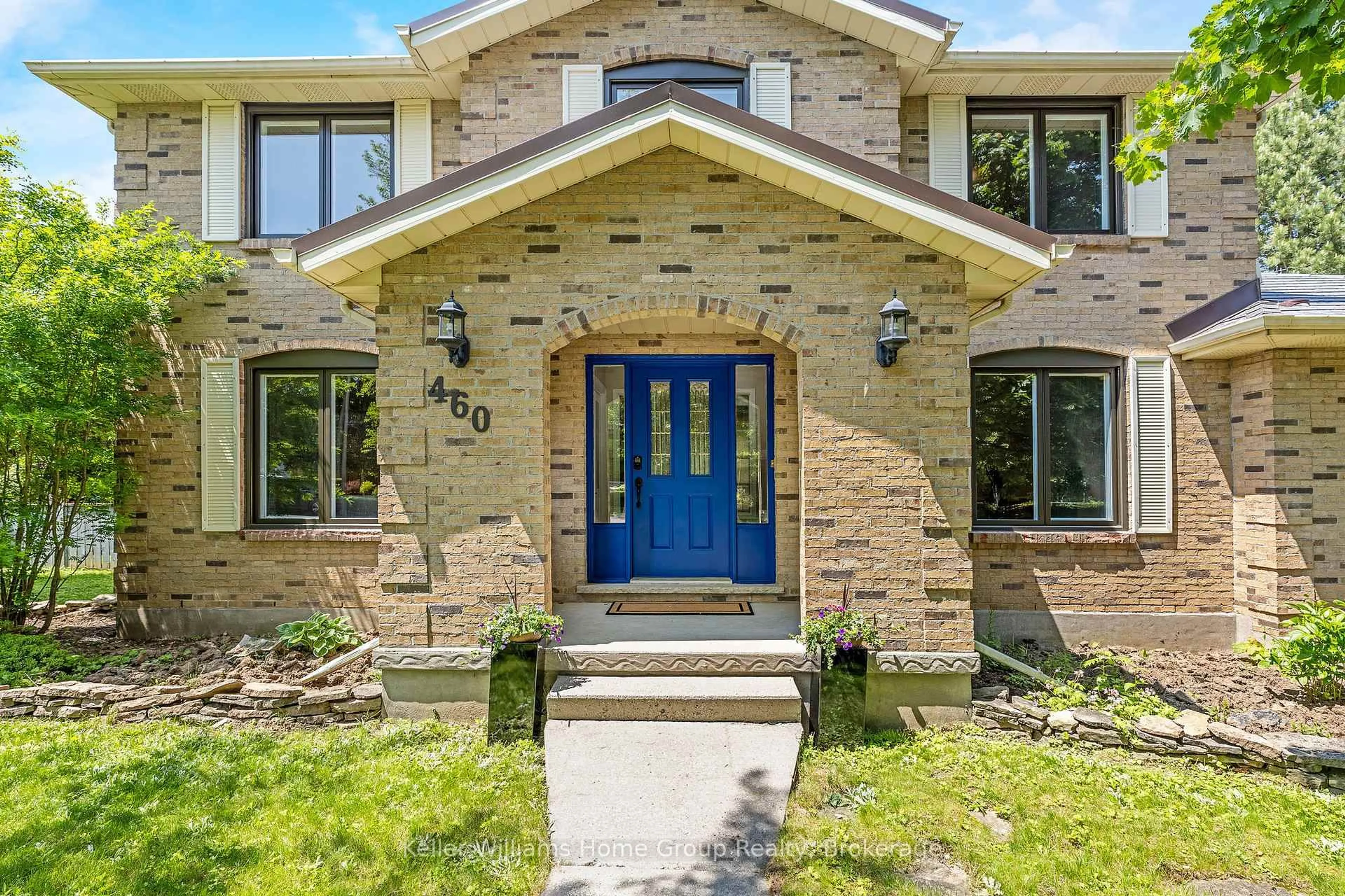 Home with brick exterior material, street for 460 Branstone Dr, Waterloo Ontario N2T 1P4