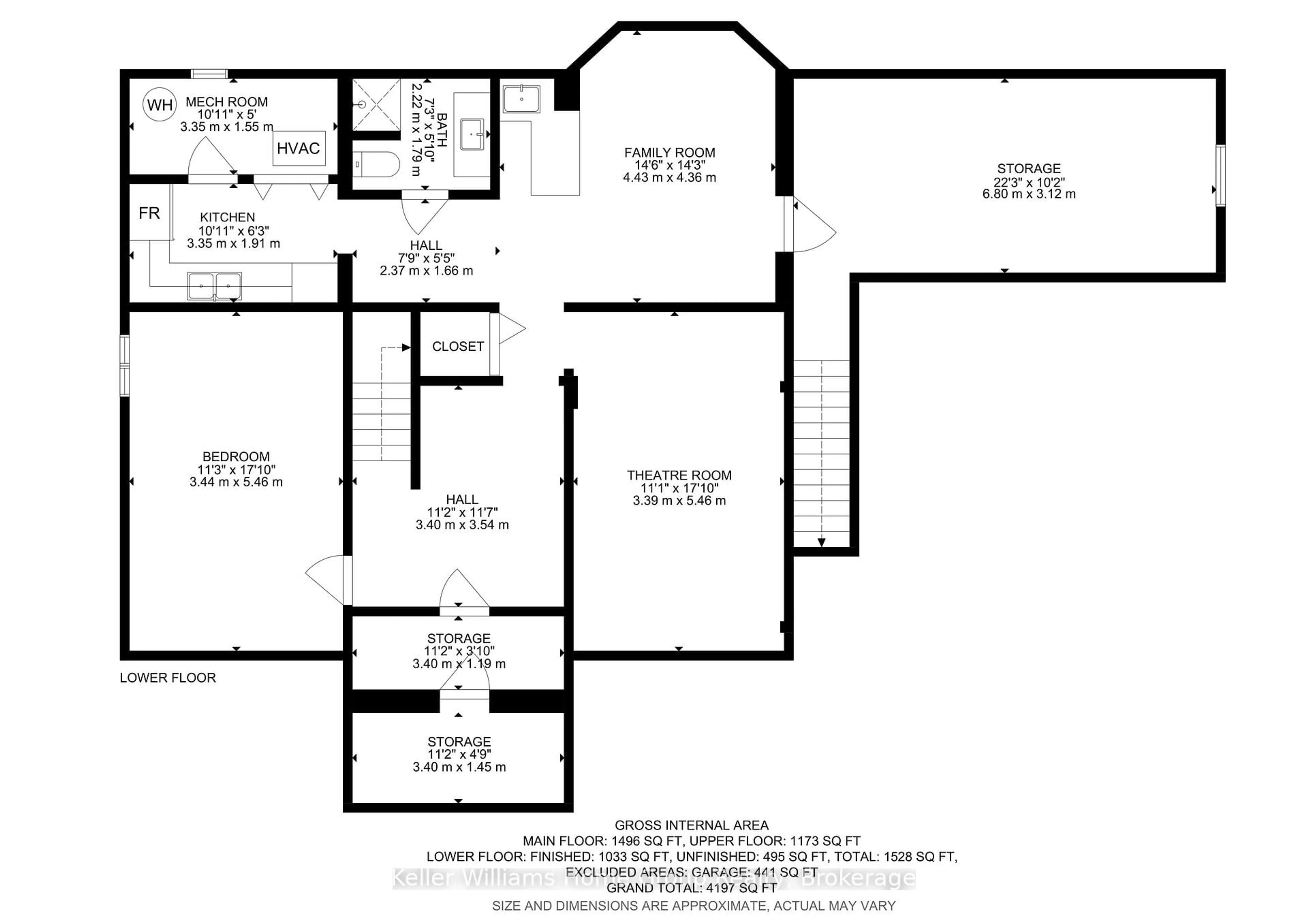 Floor plan for 460 Branstone Dr, Waterloo Ontario N2T 1P4