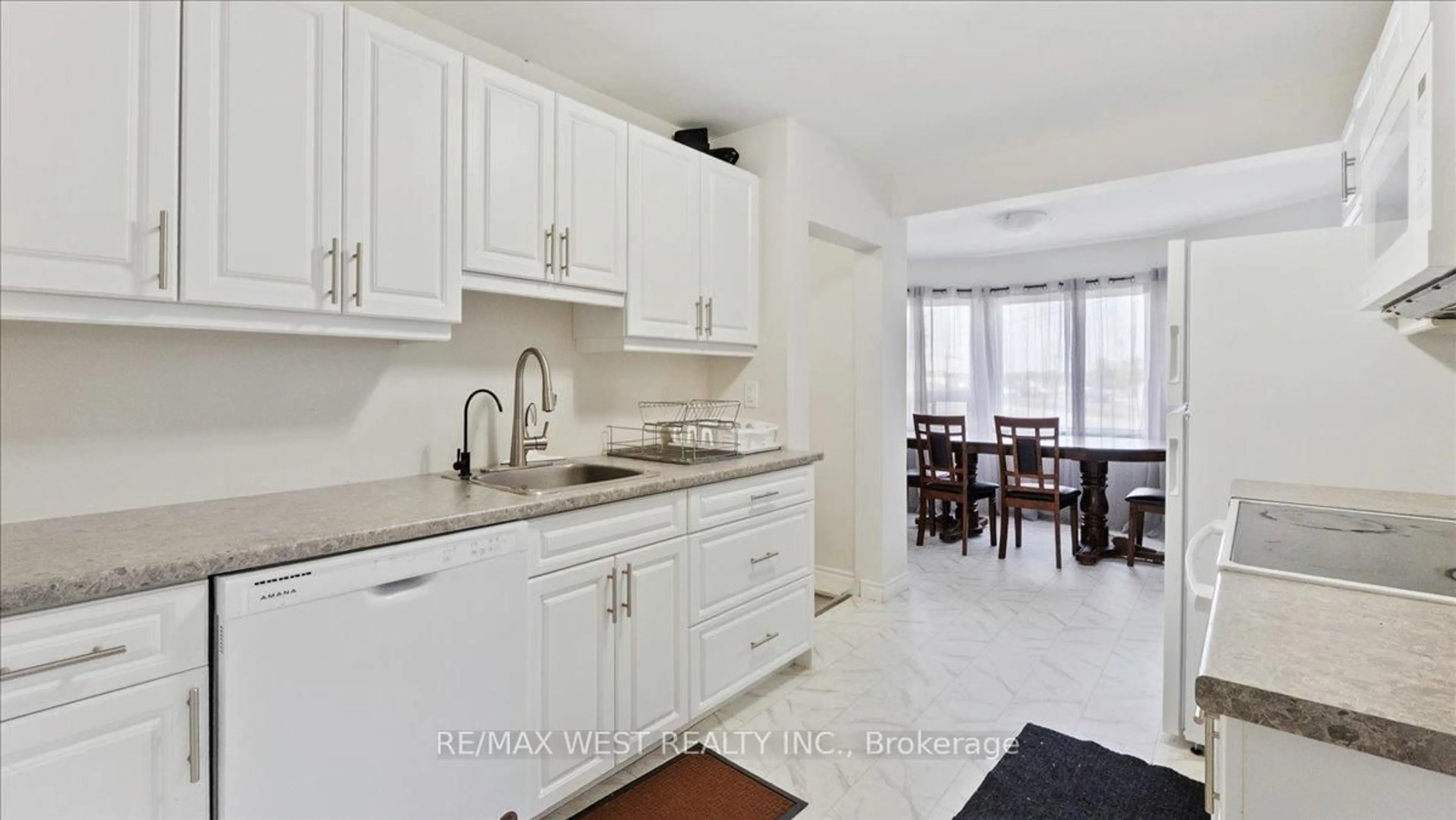 Open concept kitchen, ceramic/tile floor for 134 Dundas St, Belleville Ontario K8P 1A5