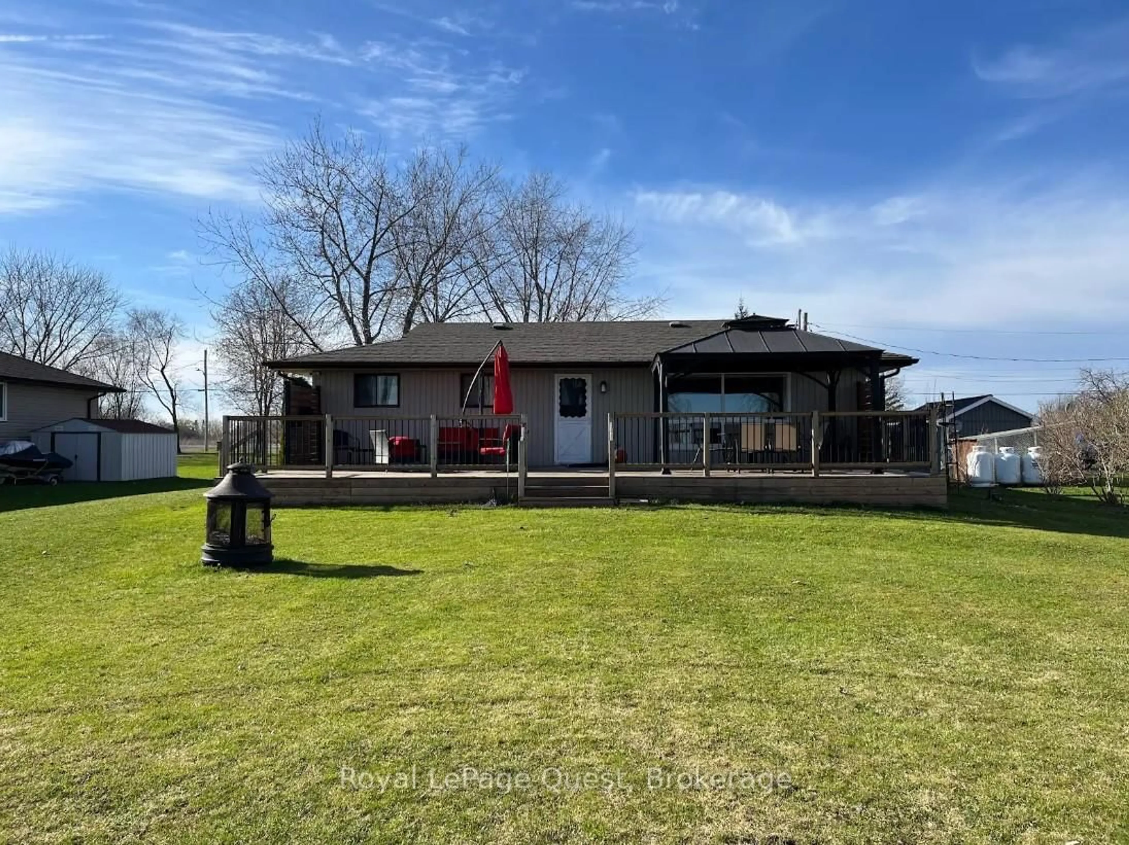 A pic from outside/outdoor area/front of a property/back of a property/a pic from drone, water/lake/river/ocean view for 476 Hiscock Shores Rd, Prince Edward County Ontario K0K 1L0