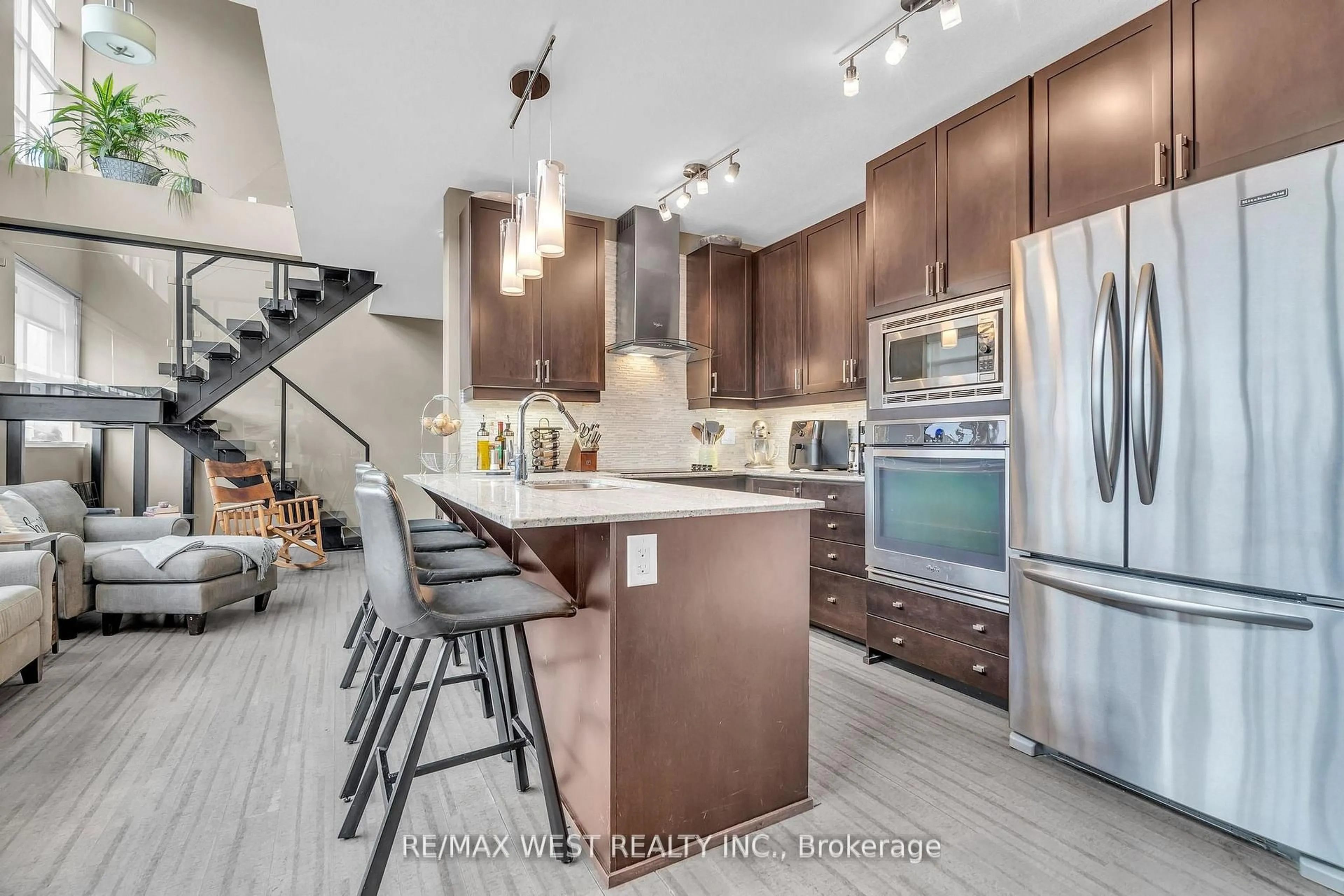 Open concept kitchen, unknown for 112 Benton St #704, Kitchener Ontario N2G 3H6