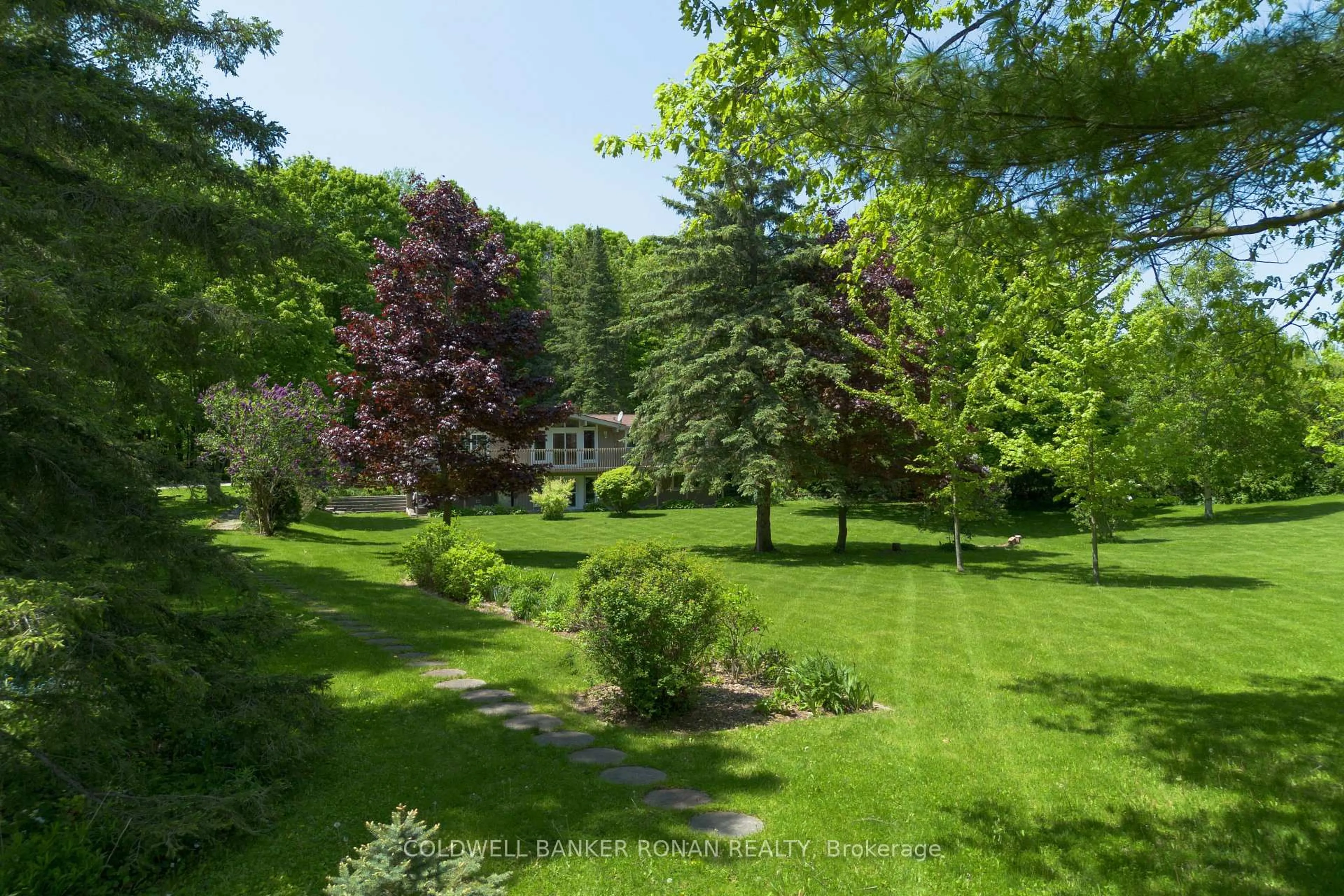 A pic from outside/outdoor area/front of a property/back of a property/a pic from drone, forest/trees view for 953026 7th Line, Mono Ontario L9W 6E6