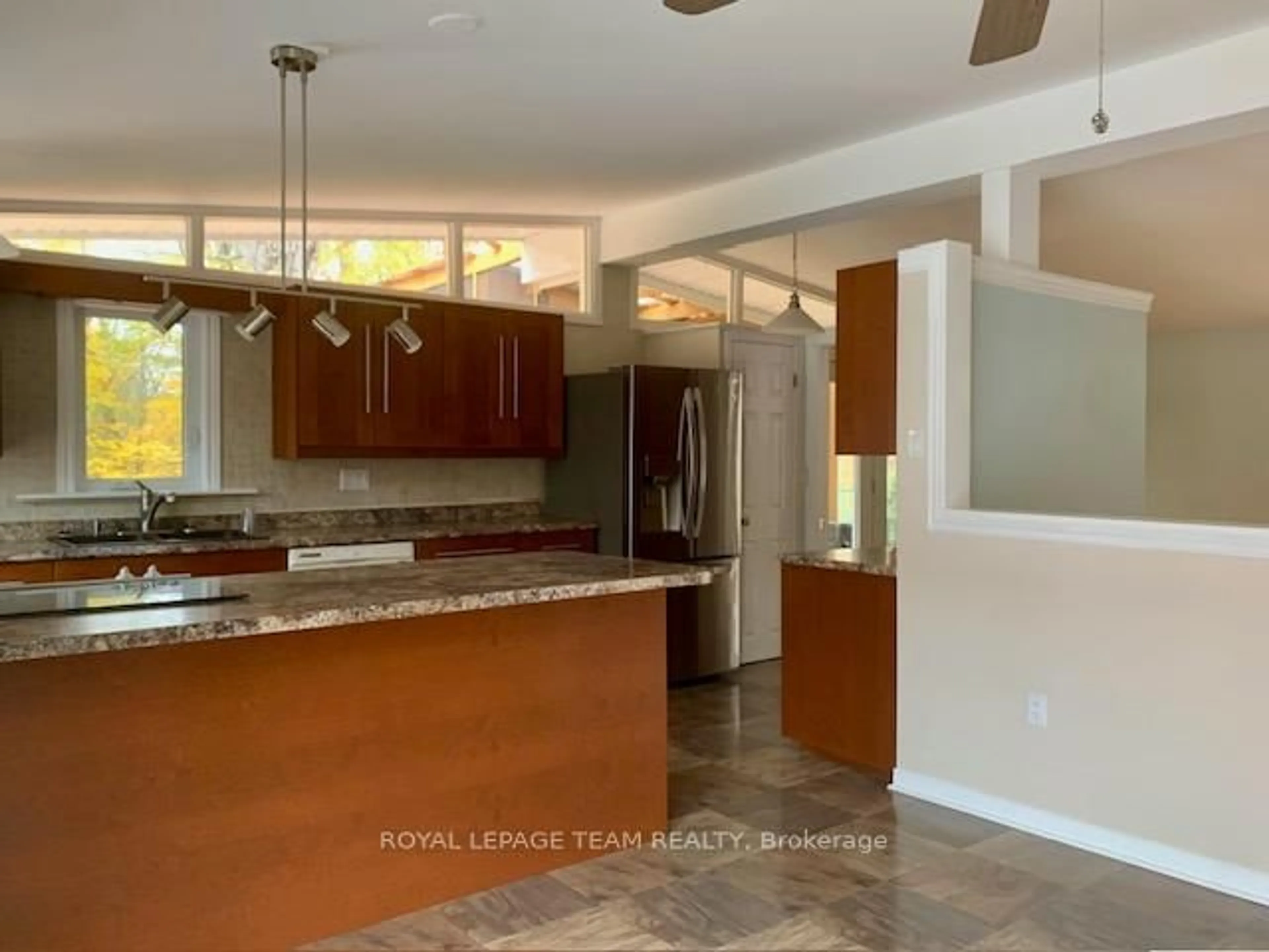 Open concept kitchen, ceramic/tile floor for 121 Peacock Cres, Almonte Ontario K0A 1A0