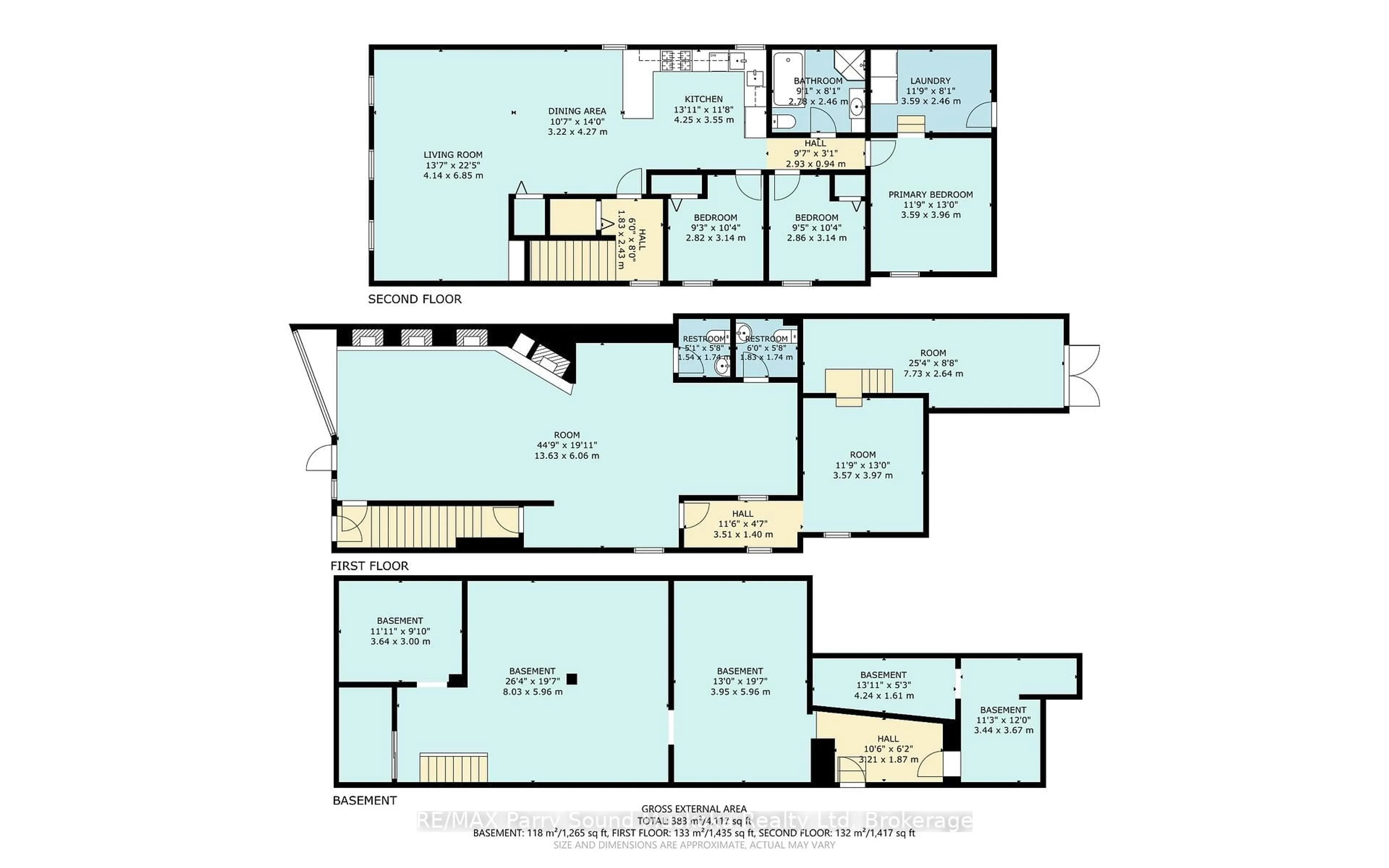 Floor plan for 111 JAMES St, Parry Sound Ontario P2A 1T7